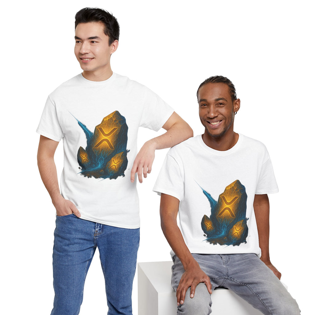 Rune Stone Graphic Tee — Glowing Mystic Rock T-Shirt