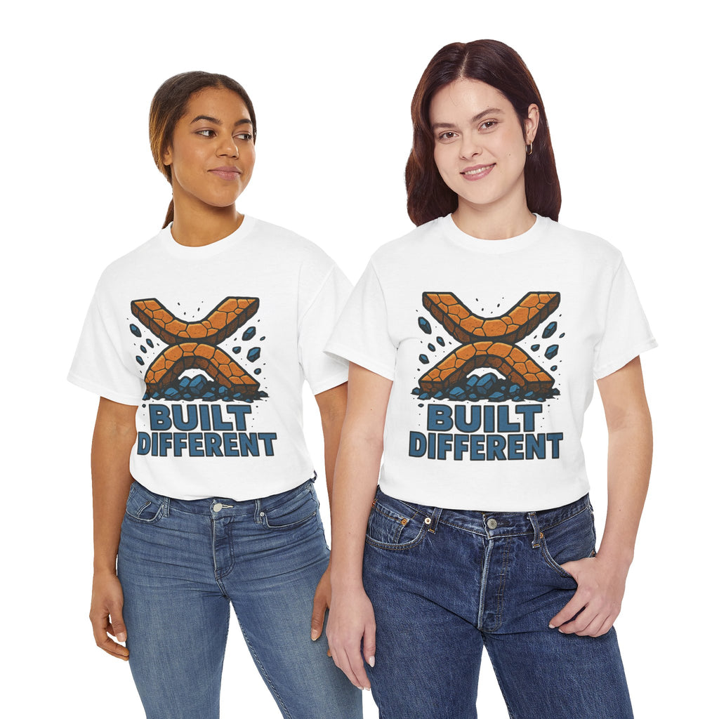 Built Different T-Shirt — Rugged Crypto X Design Tee