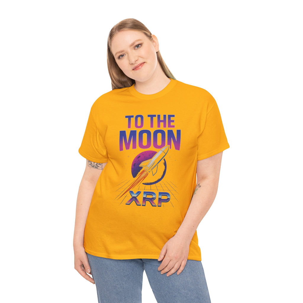 XRP 'To The Moon' T-Shirt — Crypto Investor Rocket Tee
