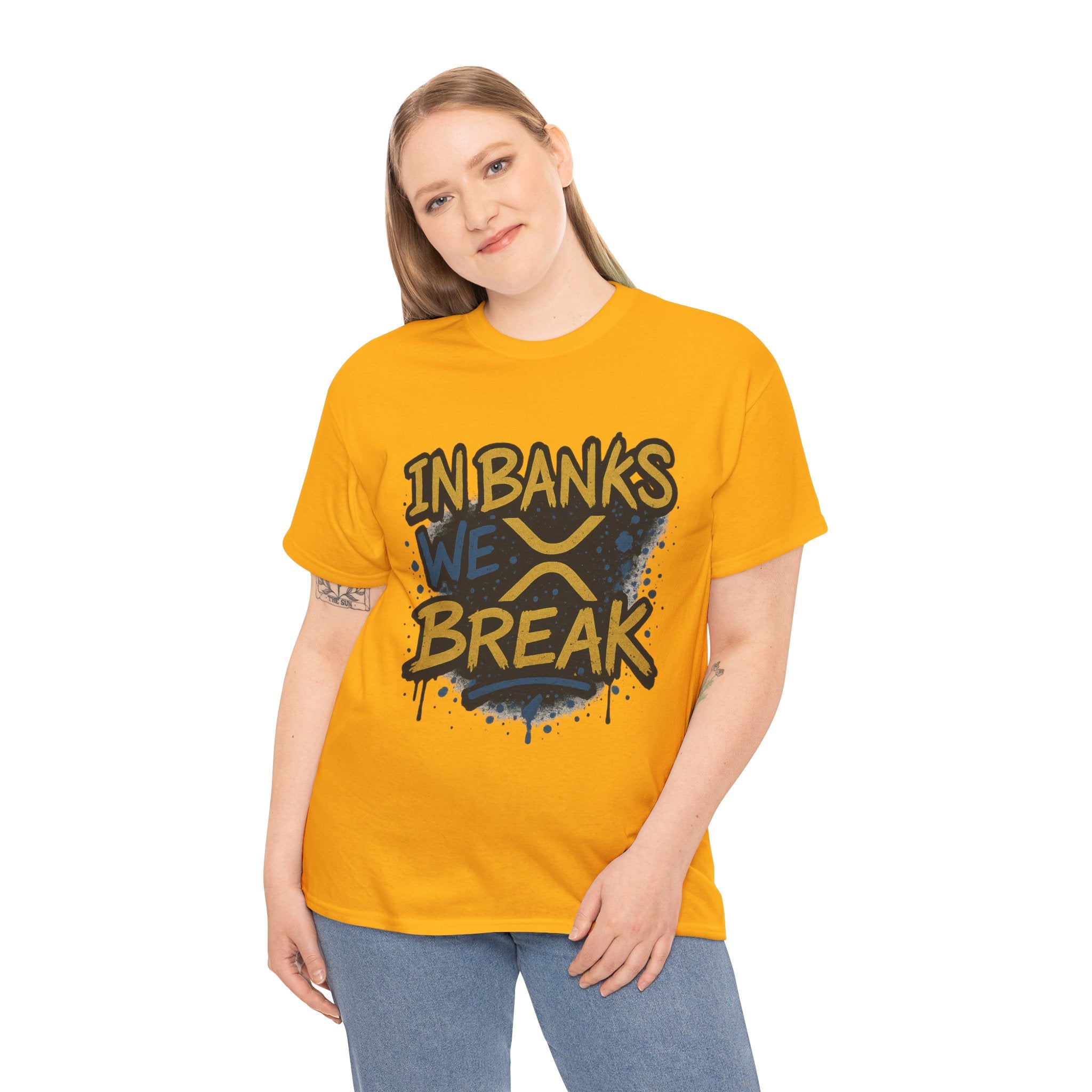 Ripple 'In Banks We Break' Graphic Tee — Crypto XRP Streetwear