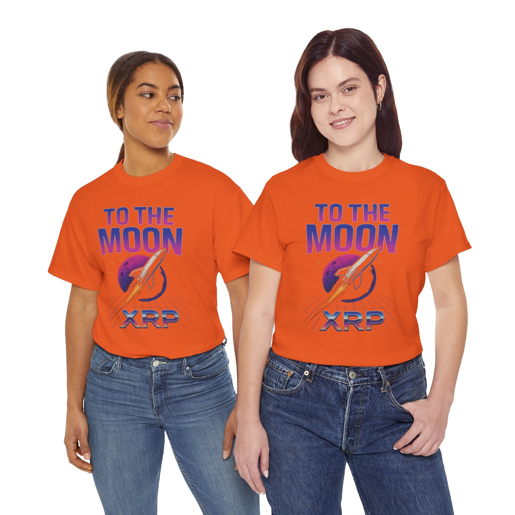 XRP 'To The Moon' T-Shirt — Crypto Investor Rocket Tee
