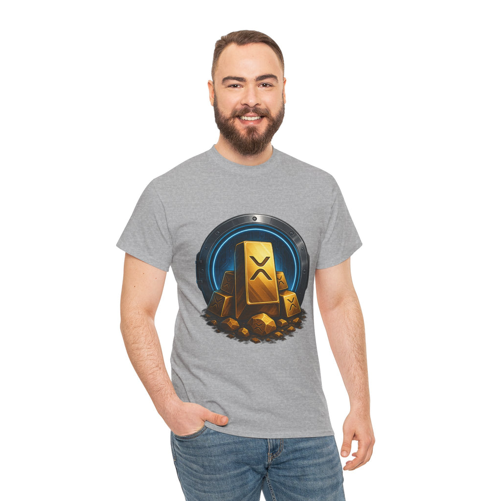 Crypto Gold Bars T-Shirt — Ripple (XRP) Stack Graphic Tee