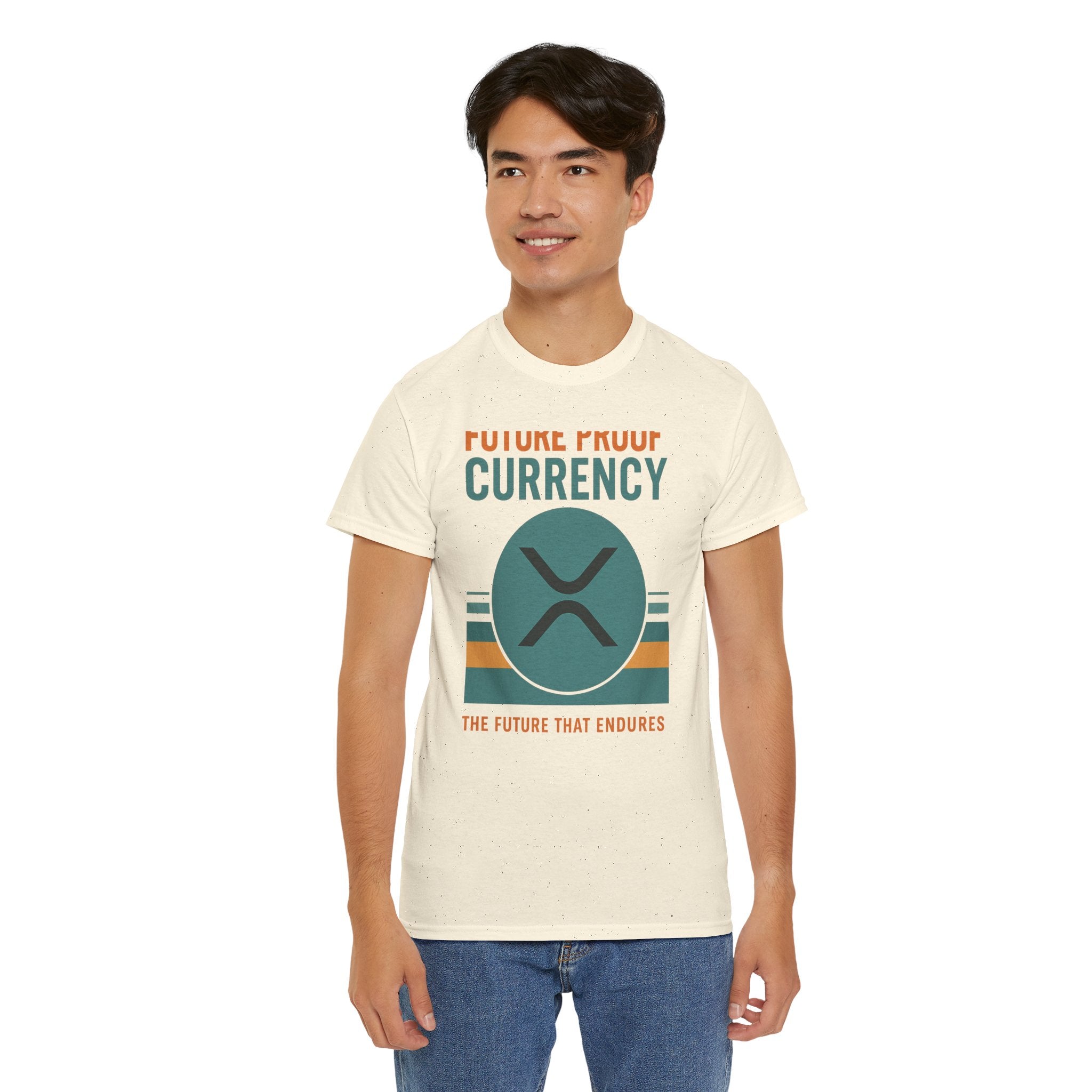 RIPPLE XRP 'Future Proof Currency' Graphic Tee — Crypto Retro Logo Shirt