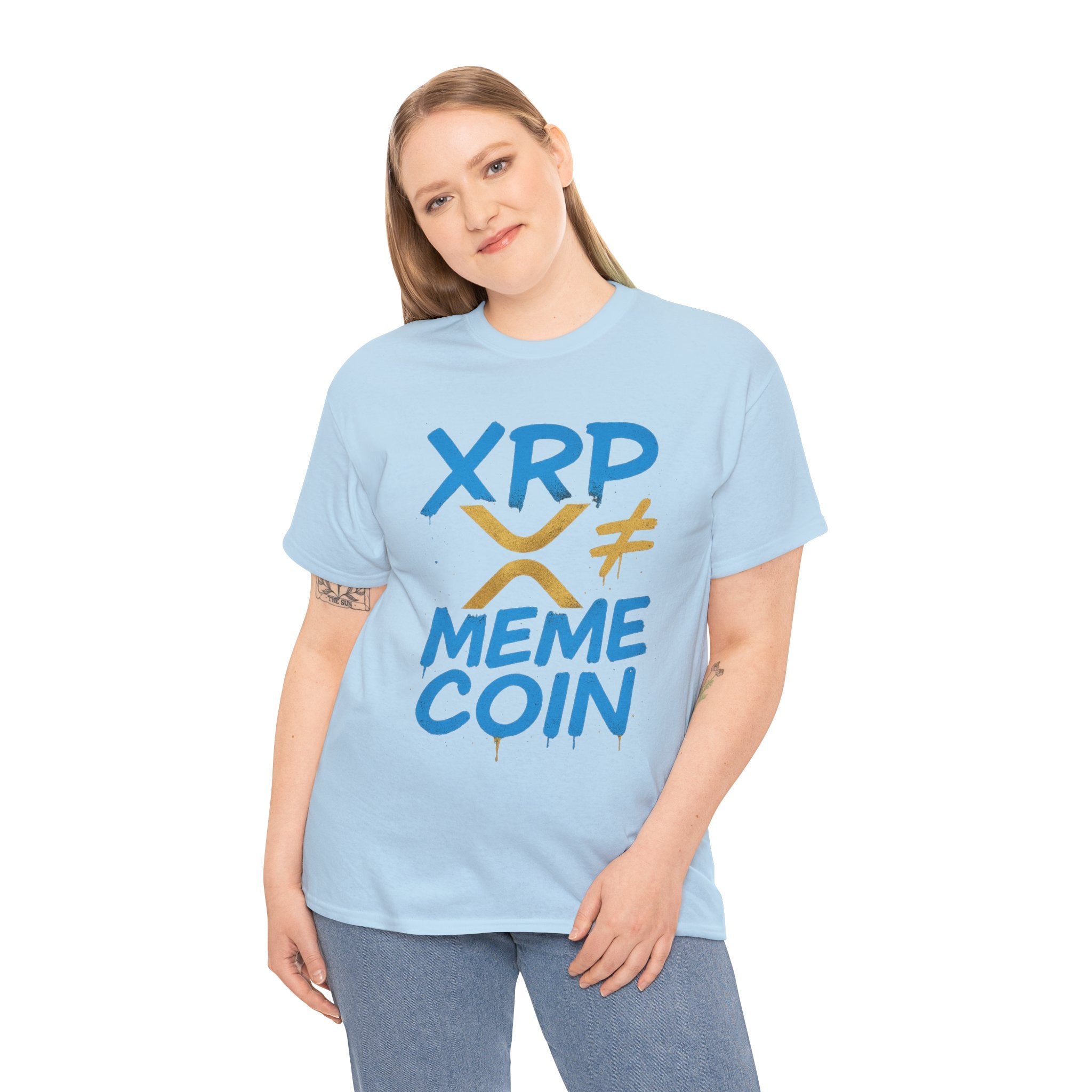 XRP ≠ Meme Coin T‑Shirt — Crypto Advocate Graphic Tee