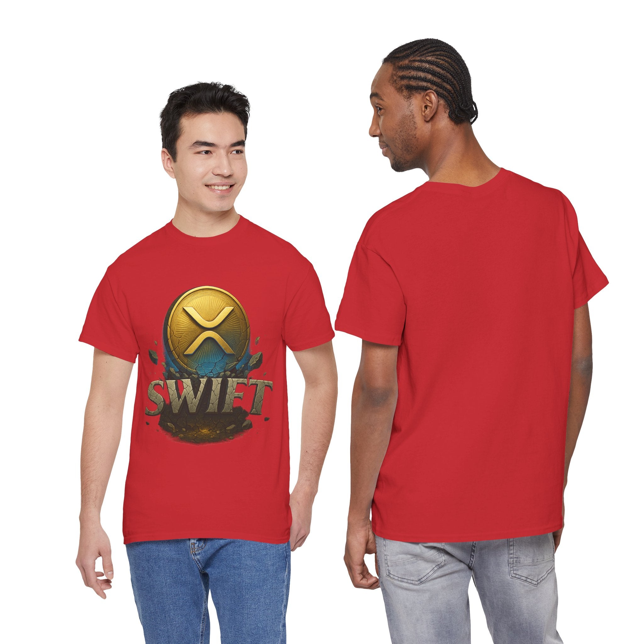 XRP Swift Cryptocurrency T‑Shirt — Ripple Coin Logo Graphic Tee