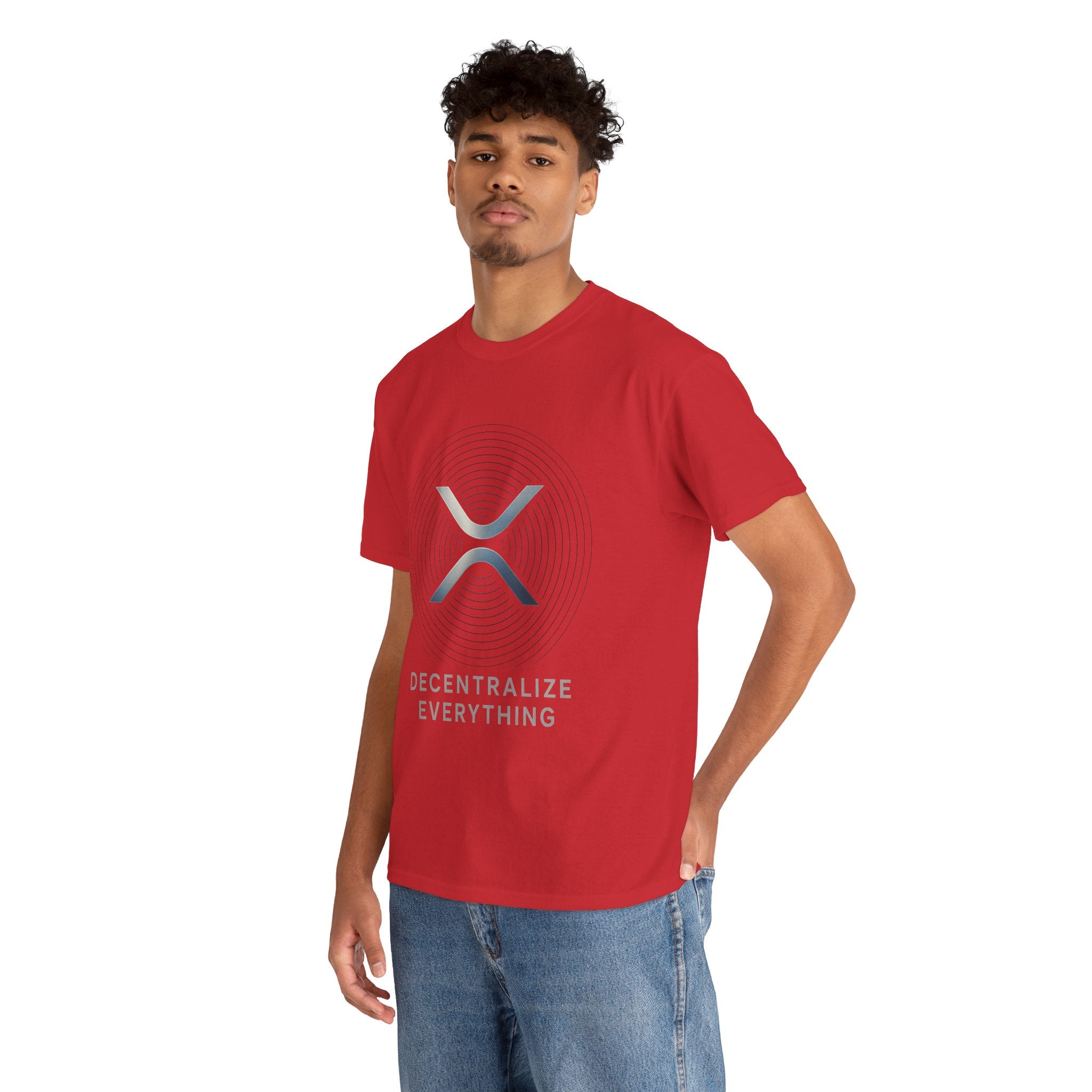 XRP 'Decentralize Everything' Tee - Crypto Logo T-Shirt