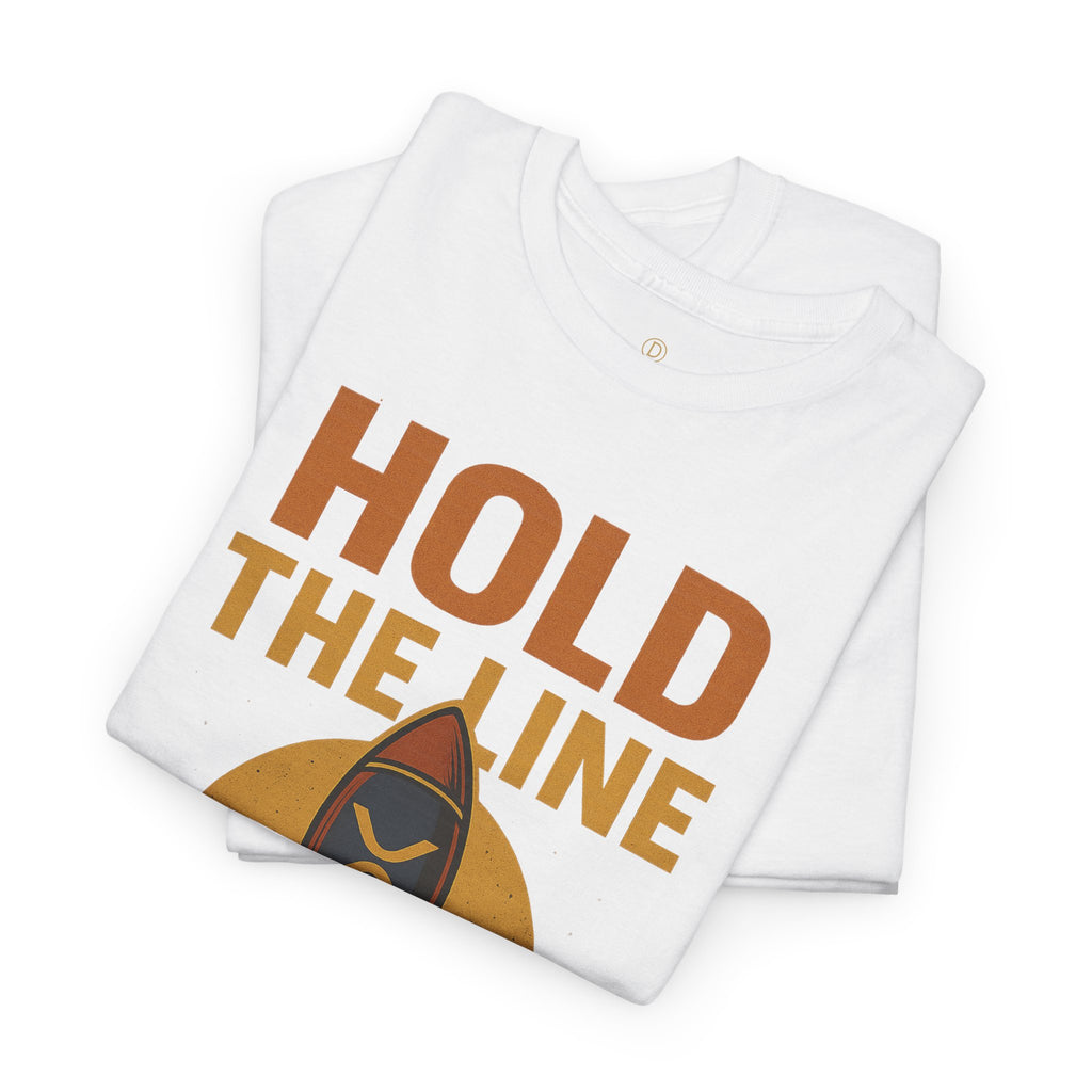 XRP Hold The Line Rocket Tee — Crypto Investor T‑Shirt