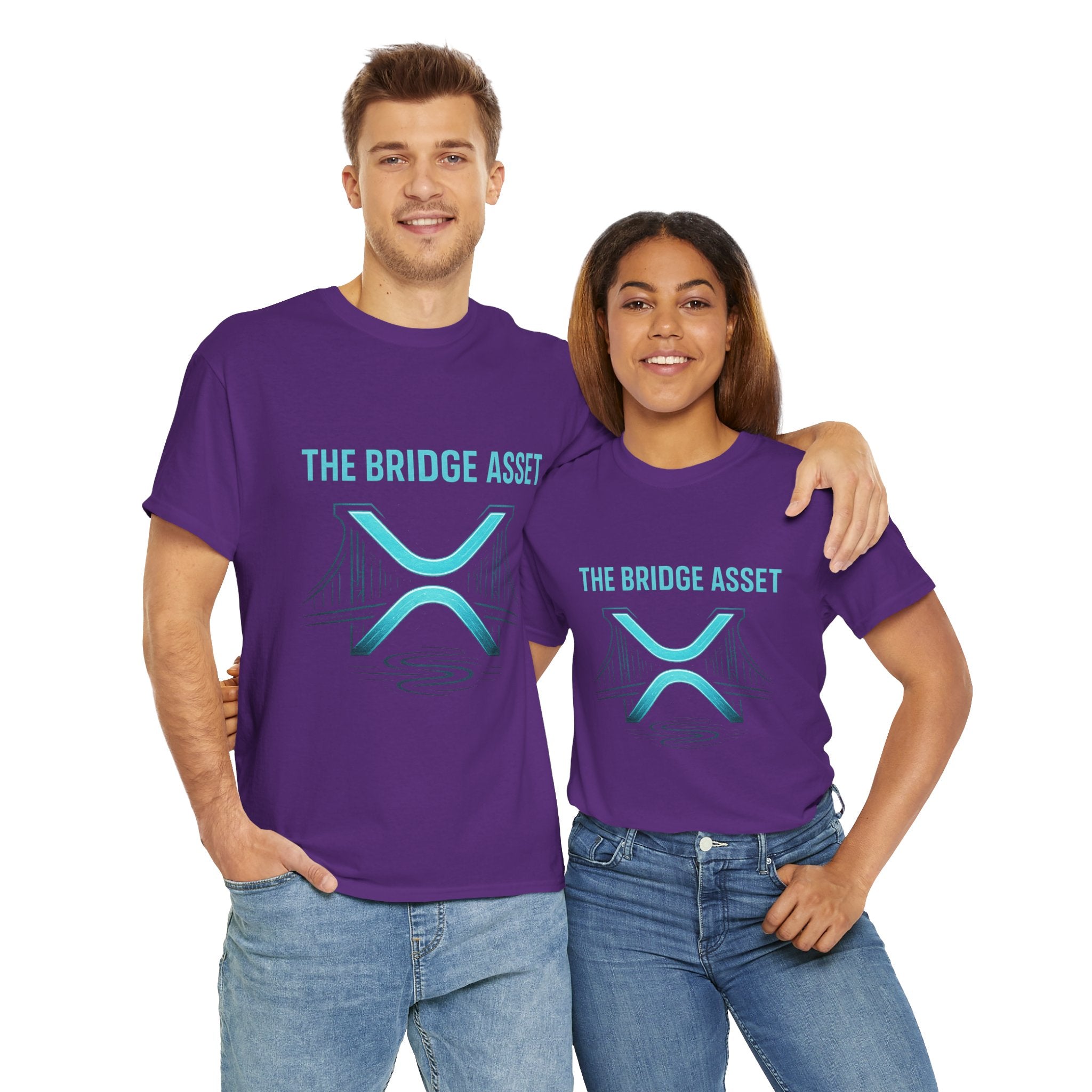 XRP 'The Bridge Asset' Graphic Tee — Crypto Ripple Logo Shirt