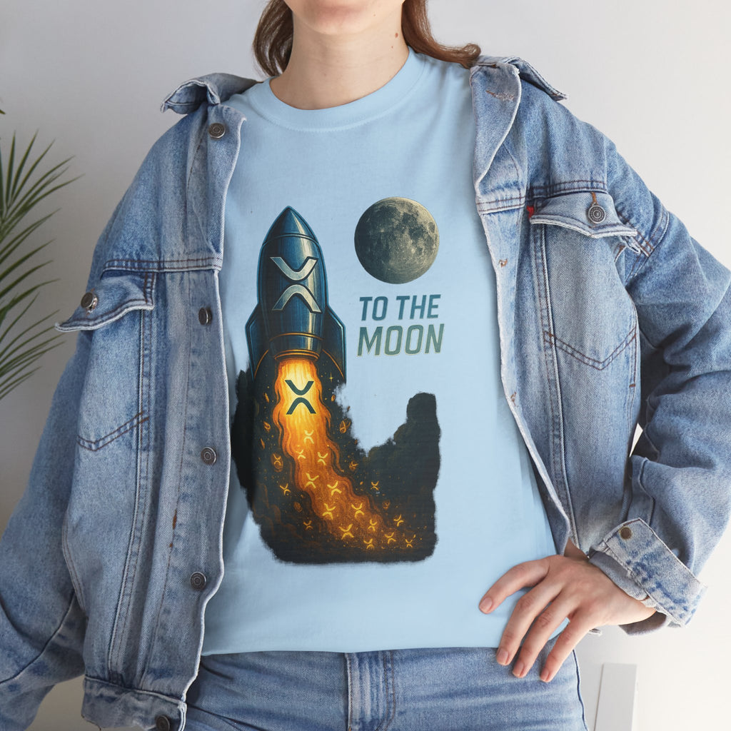 Rocket 'To the Moon' T-Shirt - Space Exploration Graphic Tee
