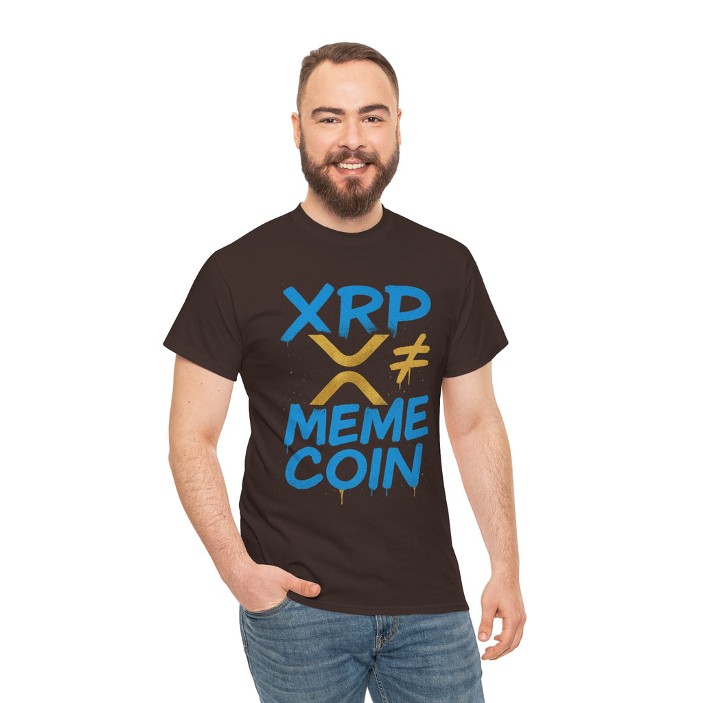 XRP ≠ Meme Coin T‑Shirt — Crypto Advocate Graphic Tee