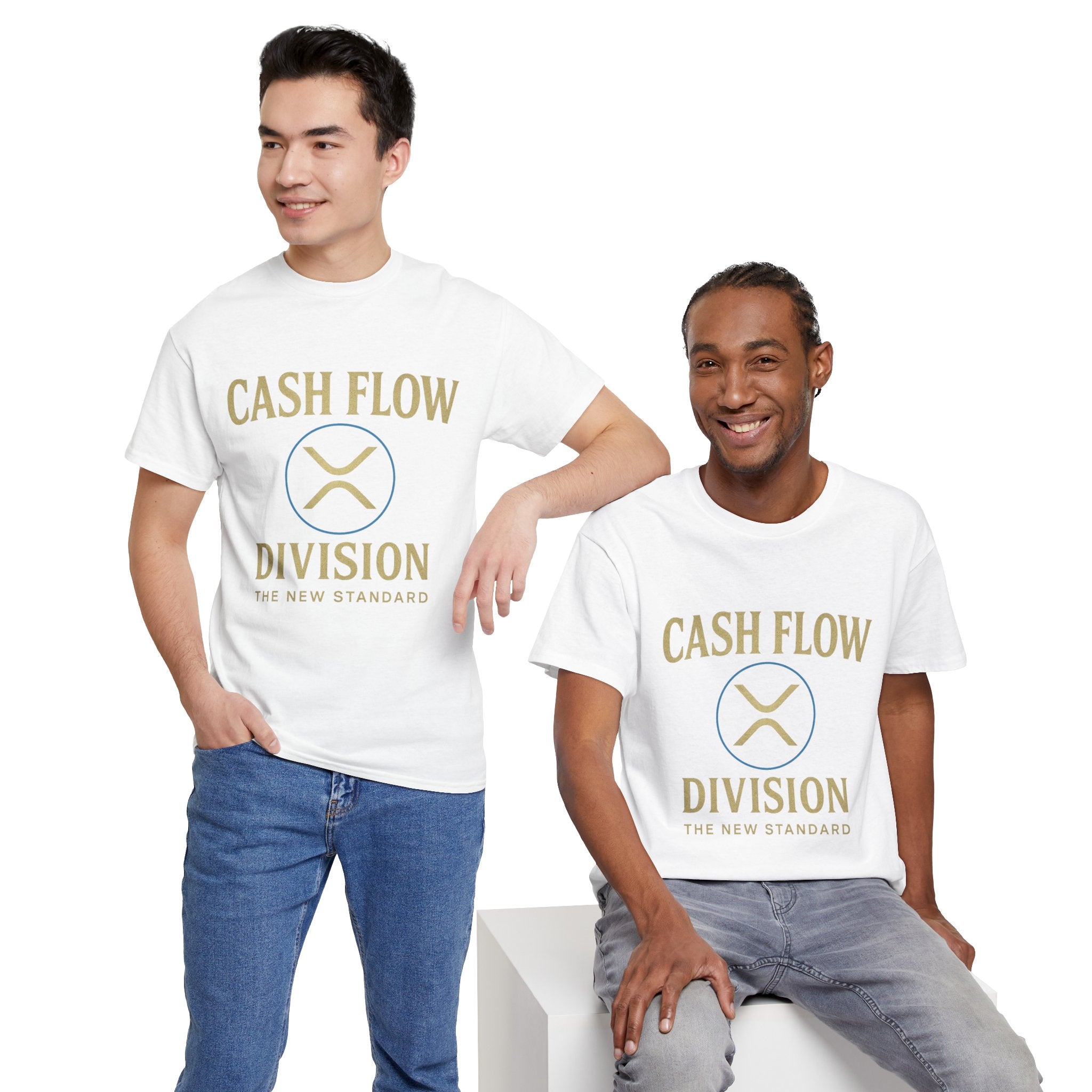 Cash Flow Division Tee — "The New Standard" Graphic T-Shirt