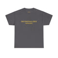 Decentralized Apparel T‑Shirt — Minimal Gold Logo Tee