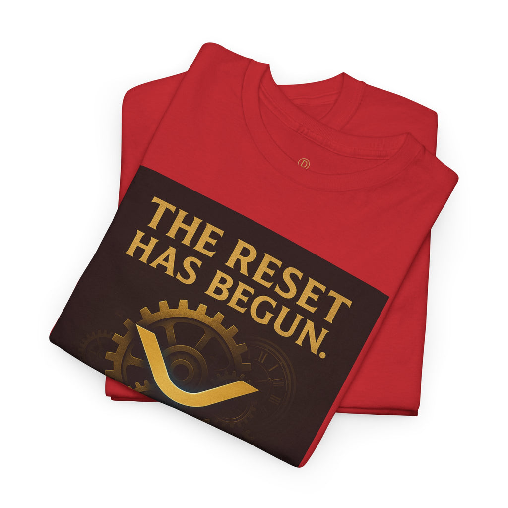 XRP Crypto Tee — "The Reset Has Begun" Bitcoin Alternative Shirt