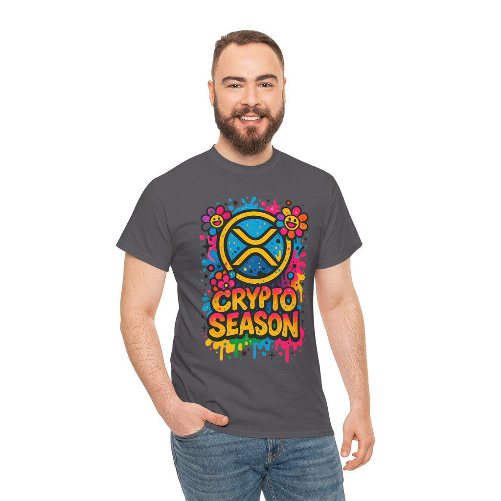 Crypto Season T-Shirt — Colorful Ripple XRP Logo Tee
