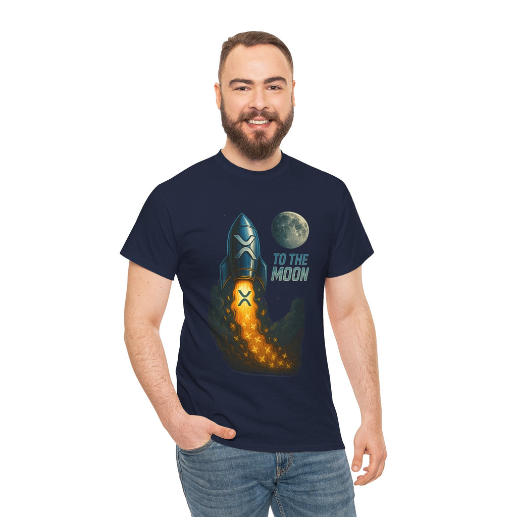 Rocket 'To the Moon' T-Shirt - Space Exploration Graphic Tee