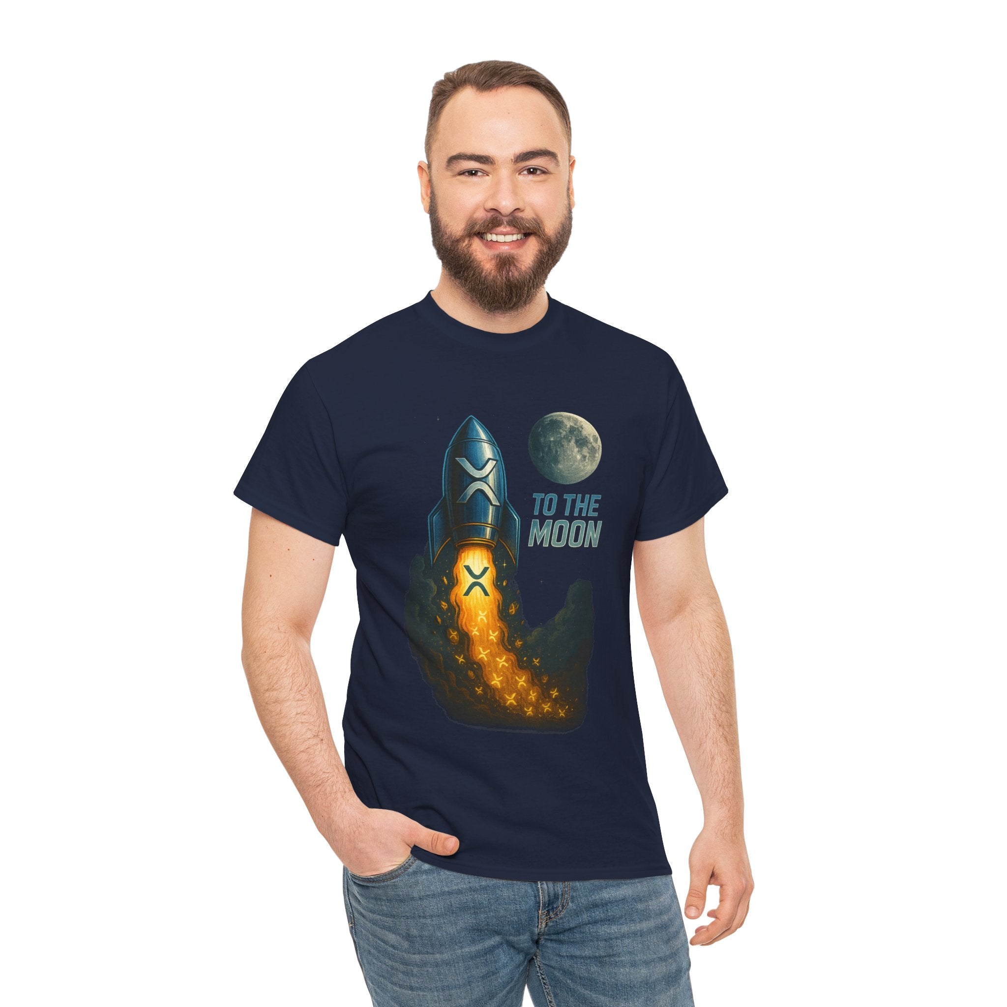 Rocket 'To the Moon' T-Shirt - Space Exploration Graphic Tee