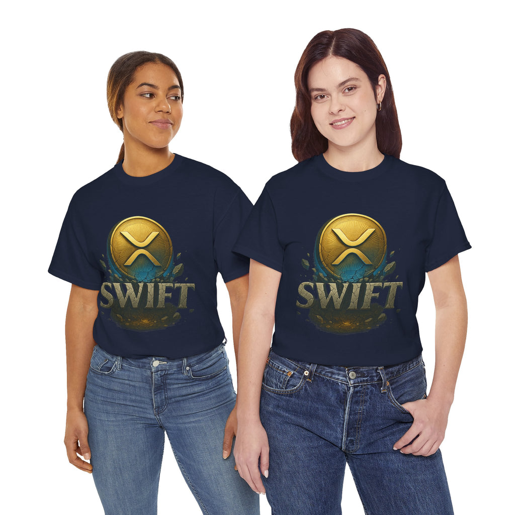 XRP Swift Cryptocurrency T‑Shirt — Ripple Coin Logo Graphic Tee