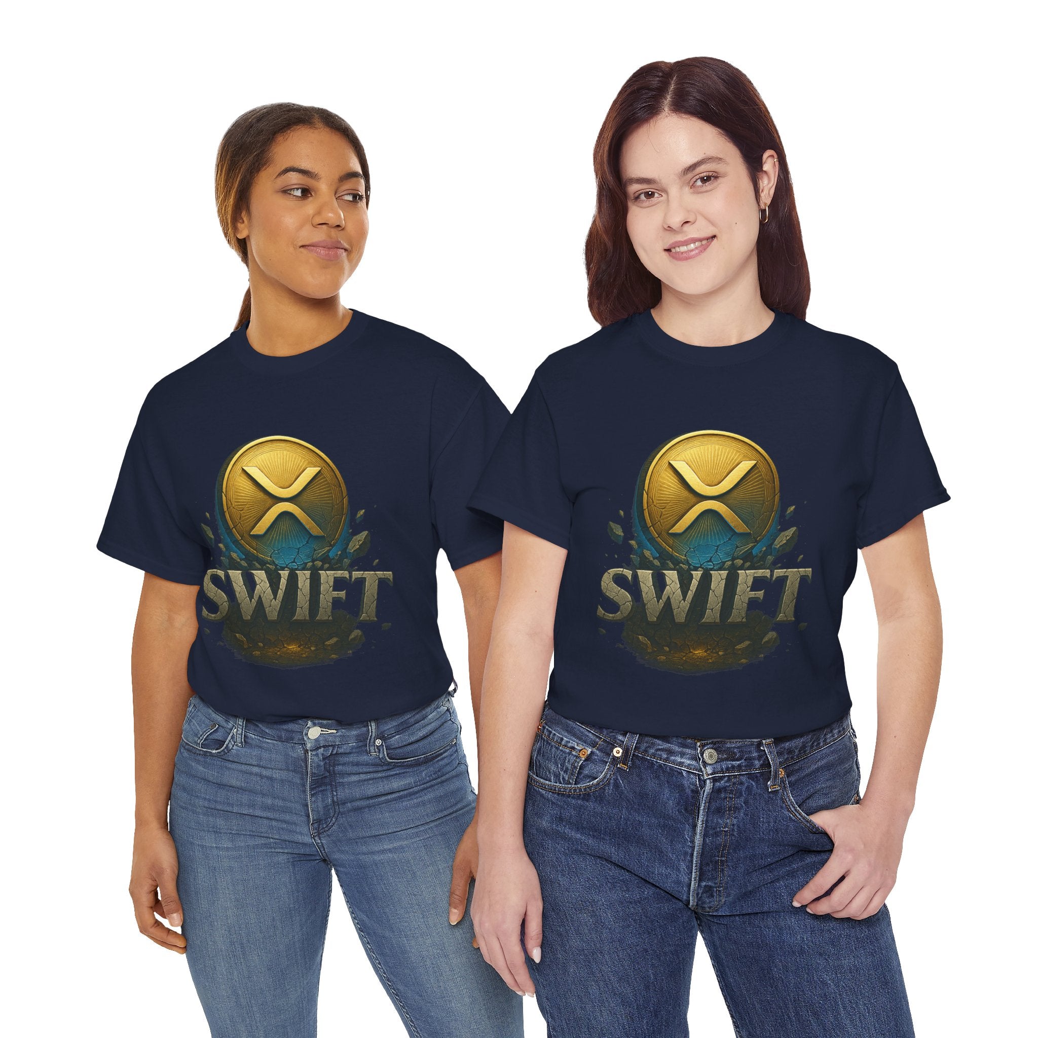 XRP Swift Cryptocurrency T‑Shirt — Ripple Coin Logo Graphic Tee