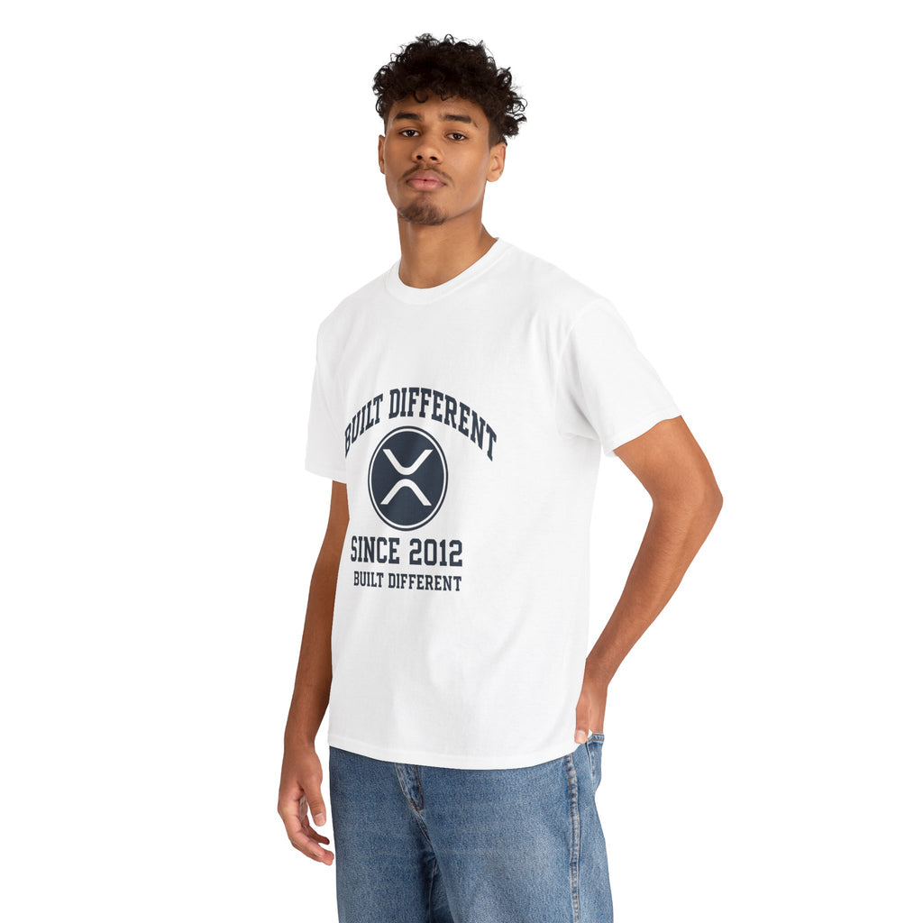 Built Different Since 2012 T-Shirt – Ripple XRP Logo Tee