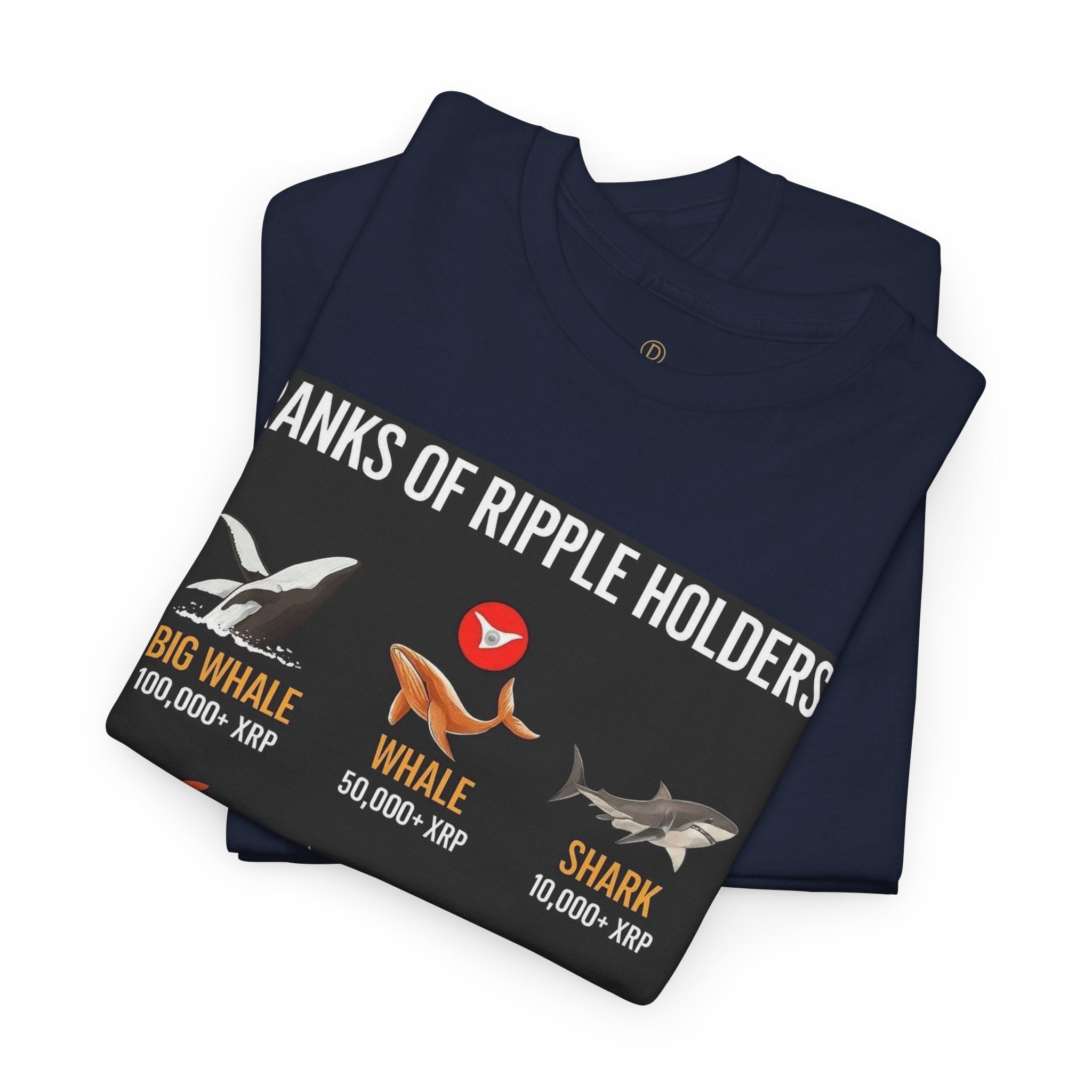 Crypto Ranks T-Shirt – "Ranks of Ripple Holders" Illustrated Guide