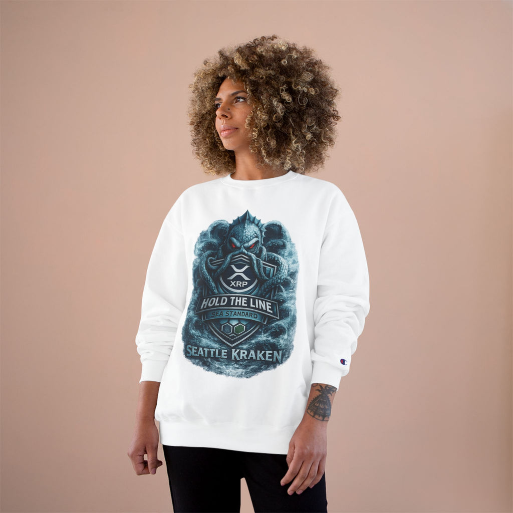 Seattle Kraken Sweatshirt — "Hold The Line" Nautical Graphic Crewneck