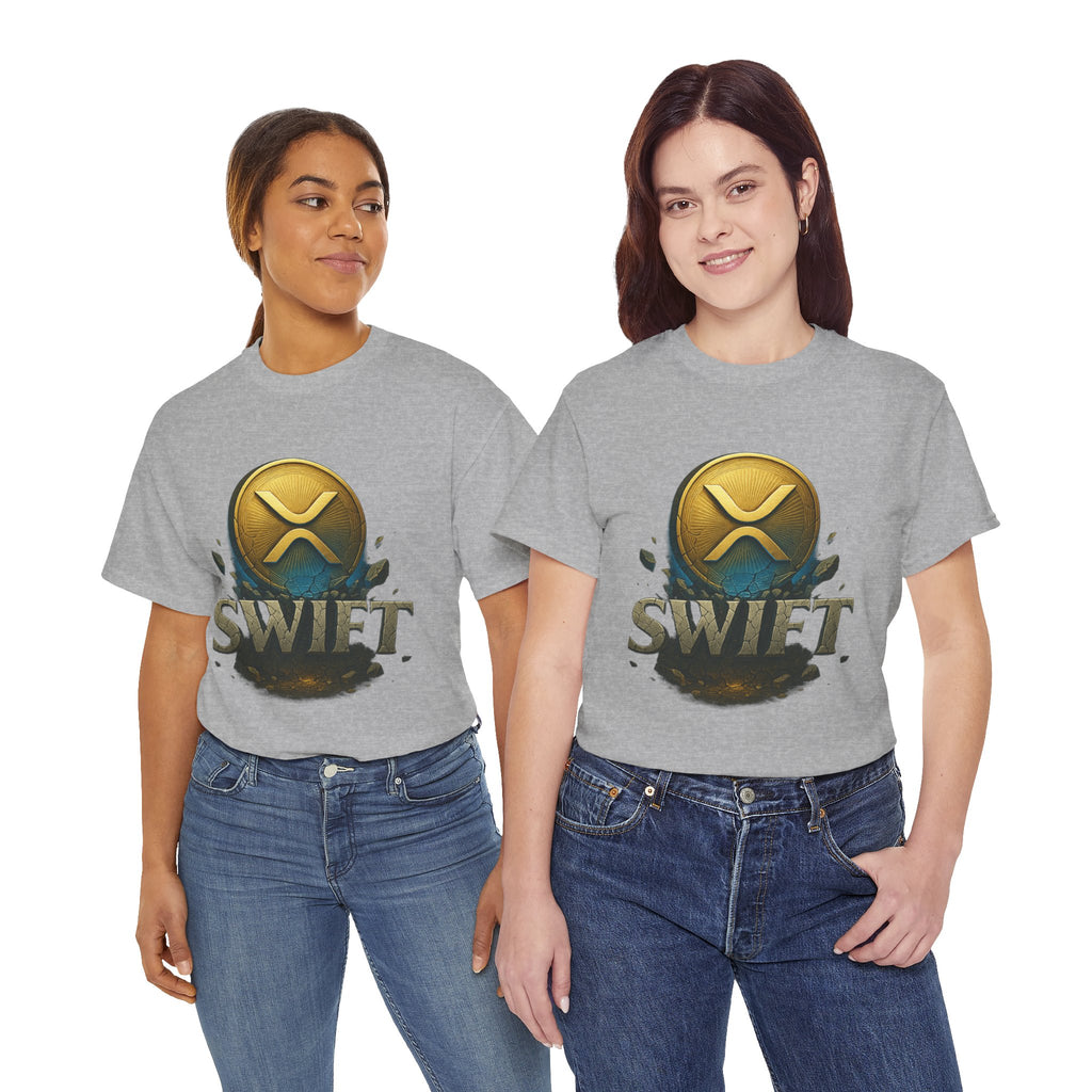 XRP Swift Cryptocurrency T‑Shirt — Ripple Coin Logo Graphic Tee