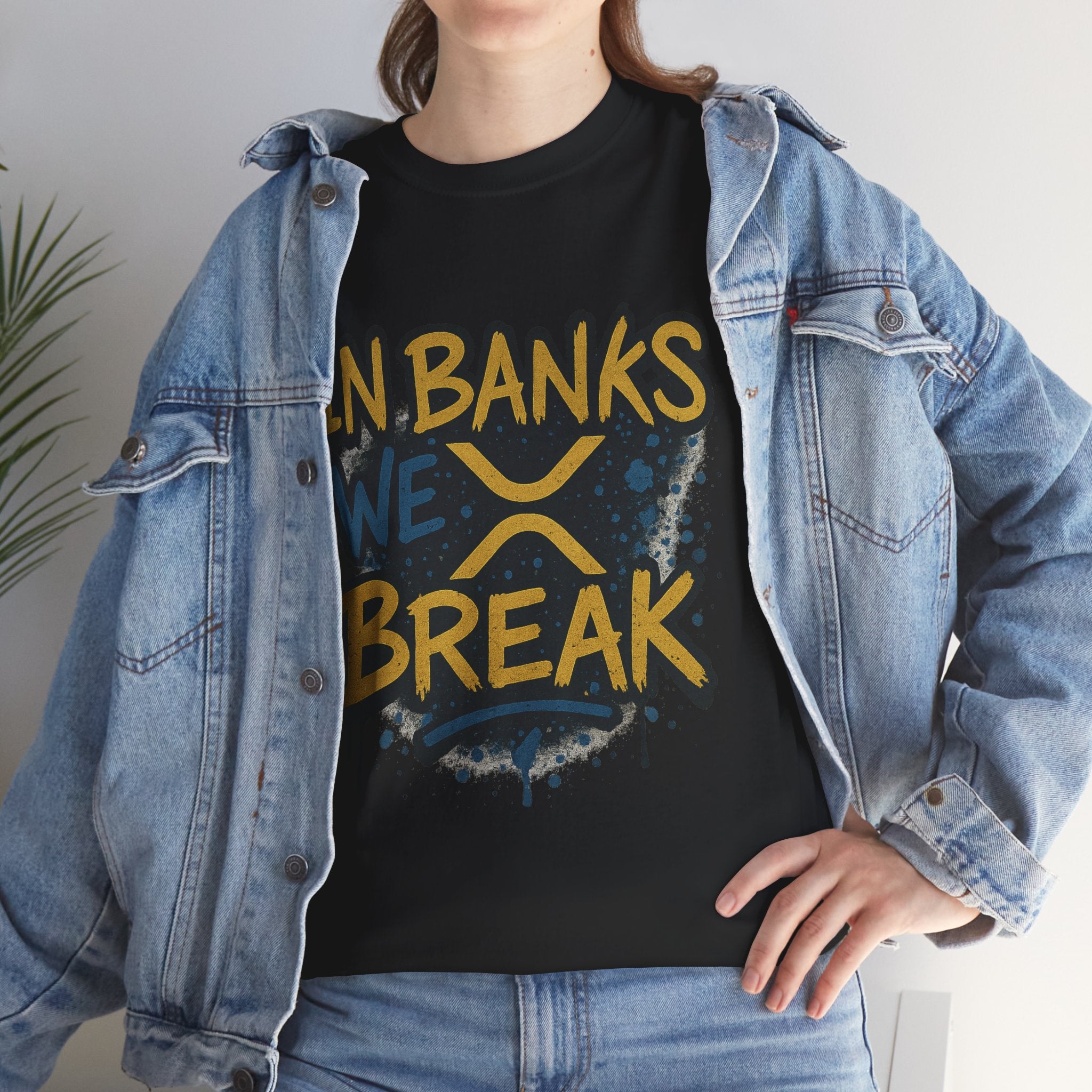 Ripple 'In Banks We Break' Graphic Tee — Crypto XRP Streetwear