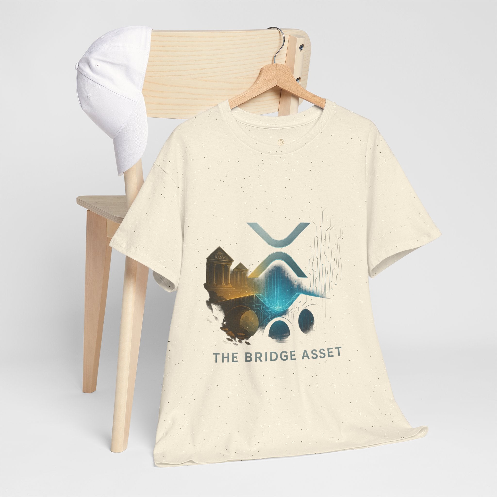Ripple XRP Crypto Tee — 'The Bridge Asset' Logo T-Shirt
