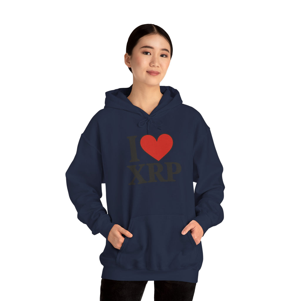 I  XRP Hoodie — Crypto Enthusiast Ripple Sweatshirt