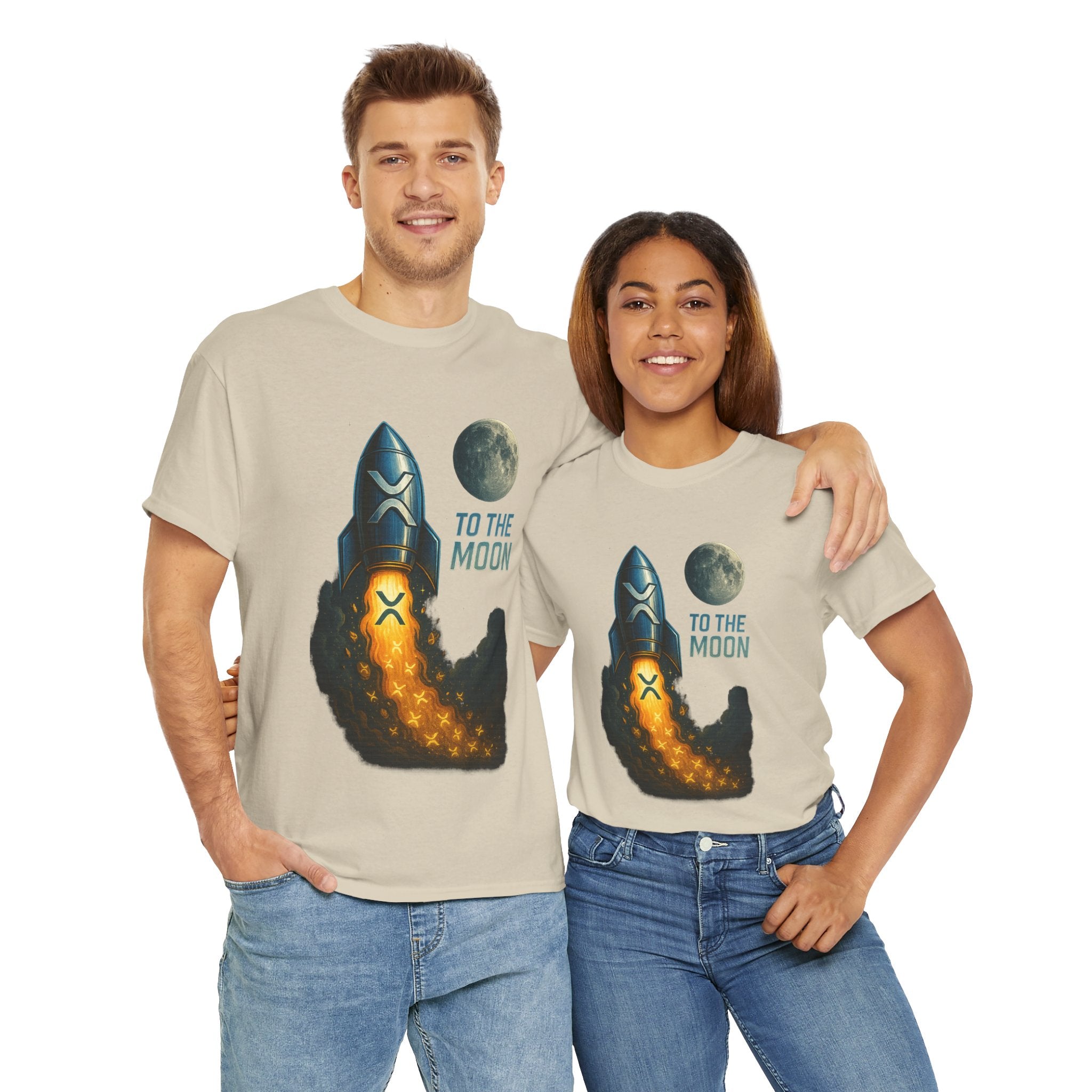 Rocket 'To the Moon' T-Shirt - Space Exploration Graphic Tee