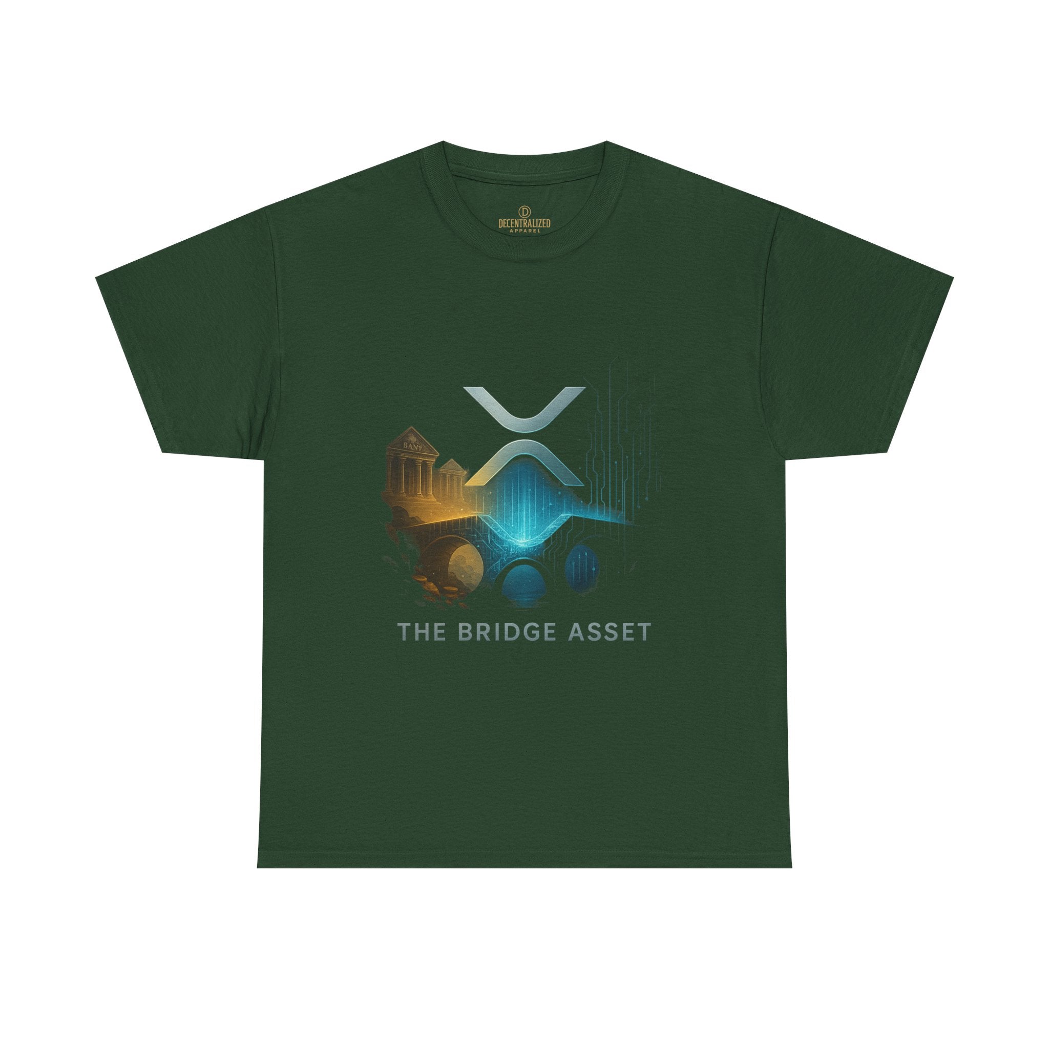 Ripple XRP Crypto Tee — 'The Bridge Asset' Logo T-Shirt
