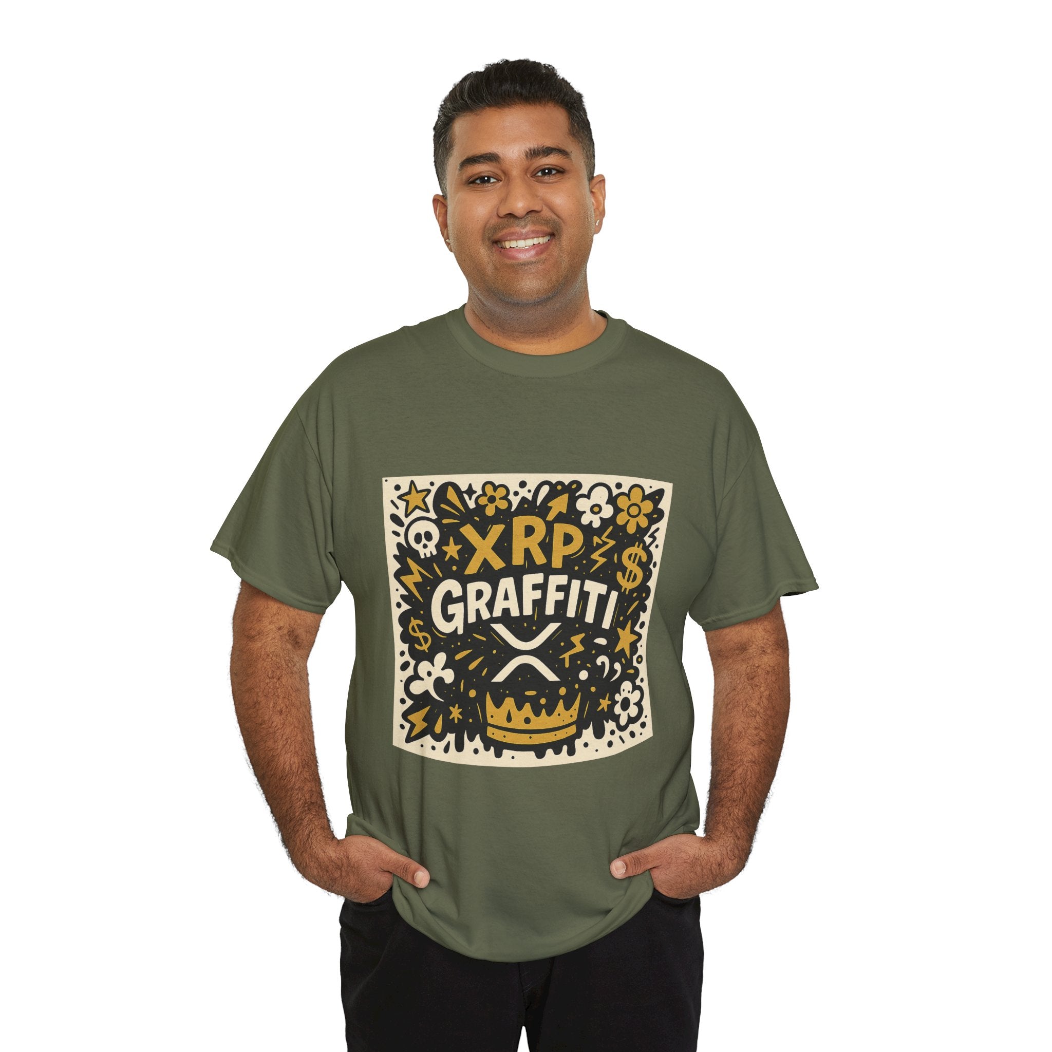 XRP Graffiti Tee — Crypto Street Art T-Shirt