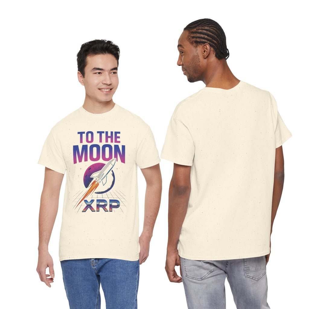 XRP 'To The Moon' T-Shirt — Crypto Investor Rocket Tee