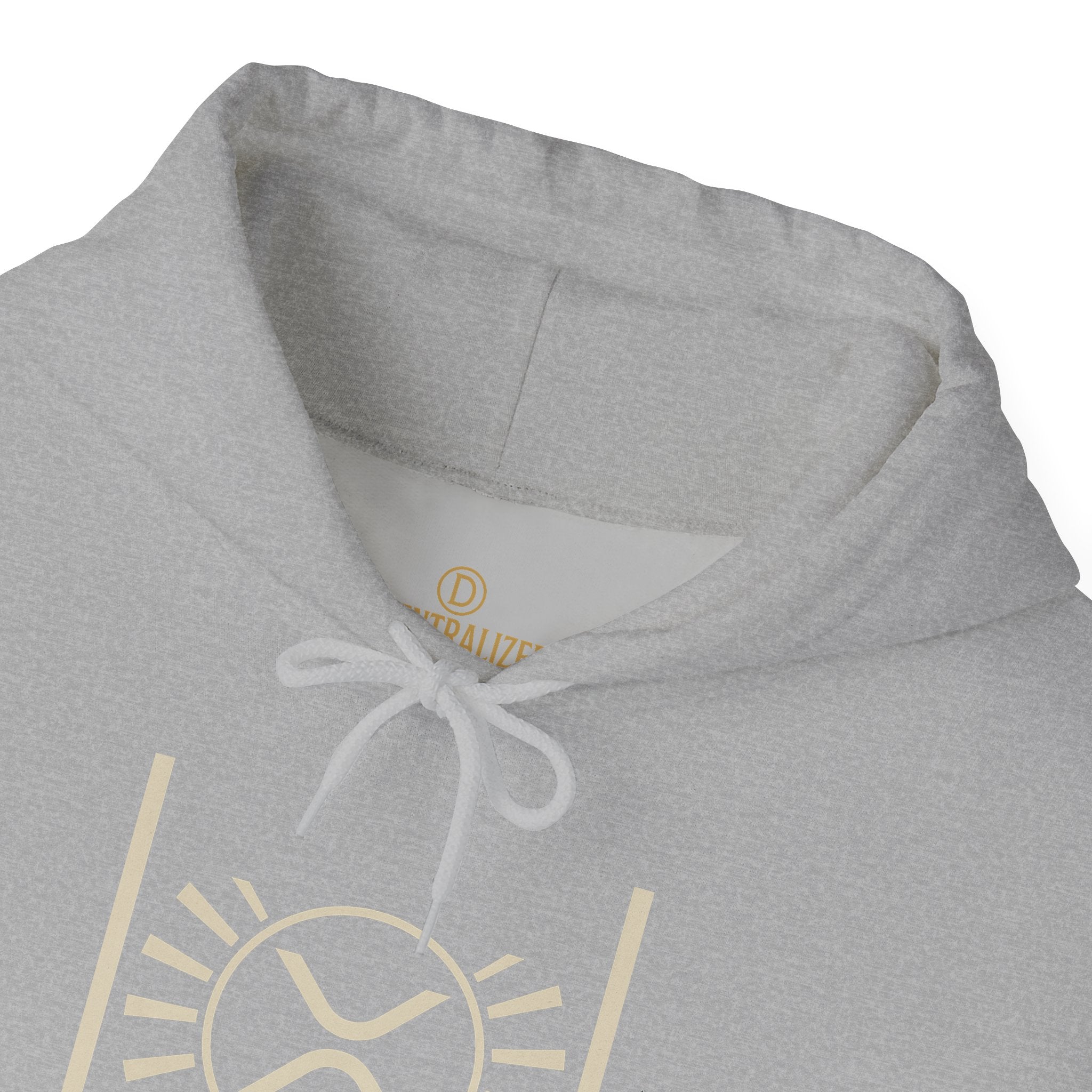 XRP Minimalist Logo Hoodie — Crypto Sun Symbol Sweatshirt