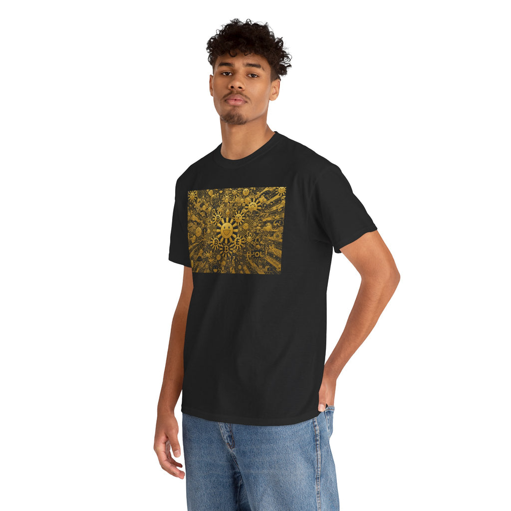 Sunflower Burst T‑Shirt — Golden Sunflower Pattern Tee