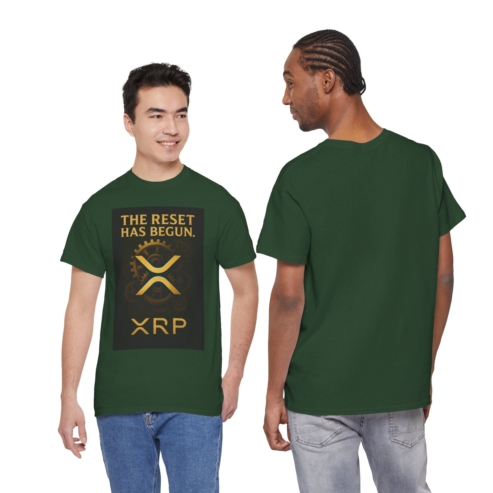 XRP Crypto Tee — "The Reset Has Begun" Bitcoin Alternative Shirt