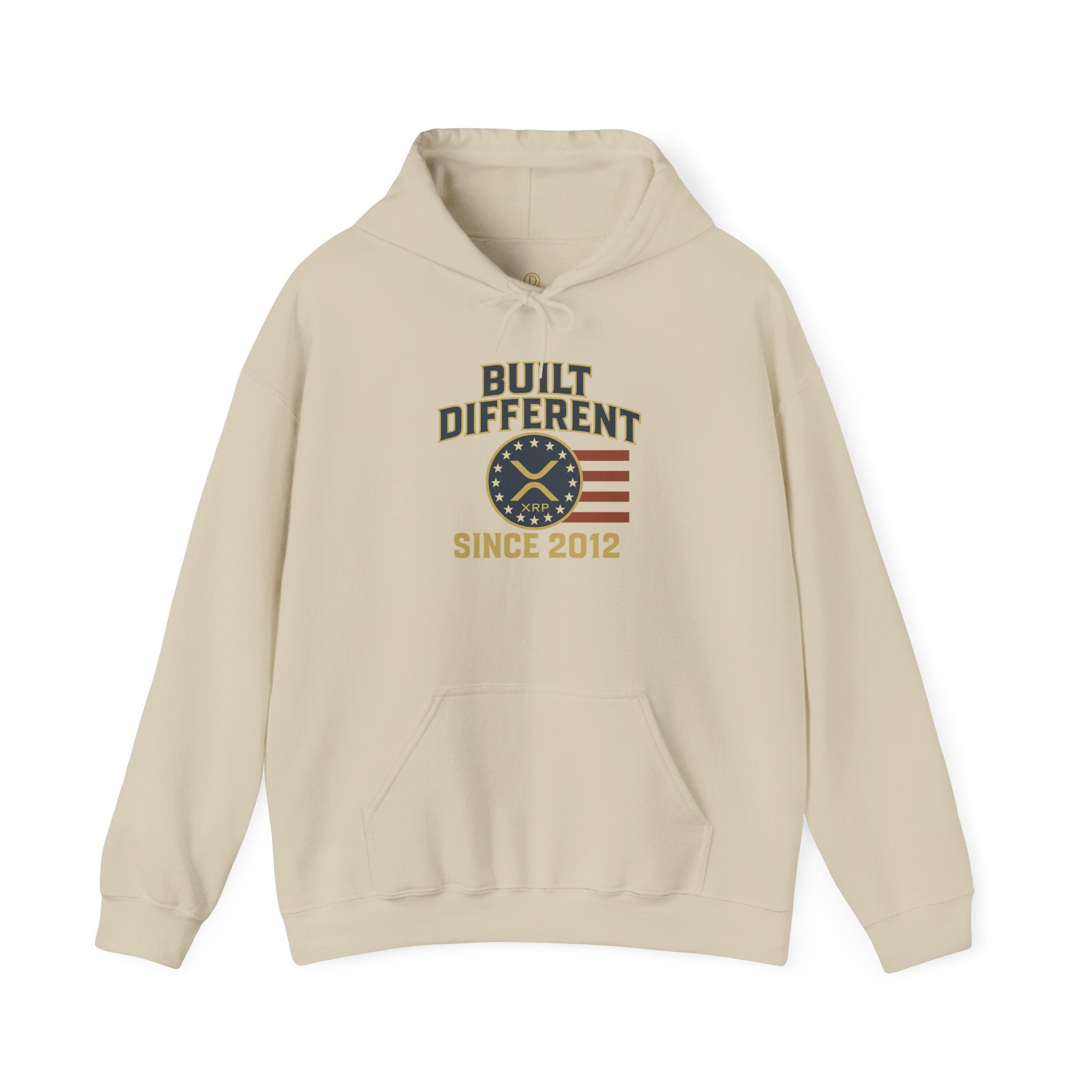 Built Different Hoodie • 'Built Different Since 2012' Patriotic Casual Pullover