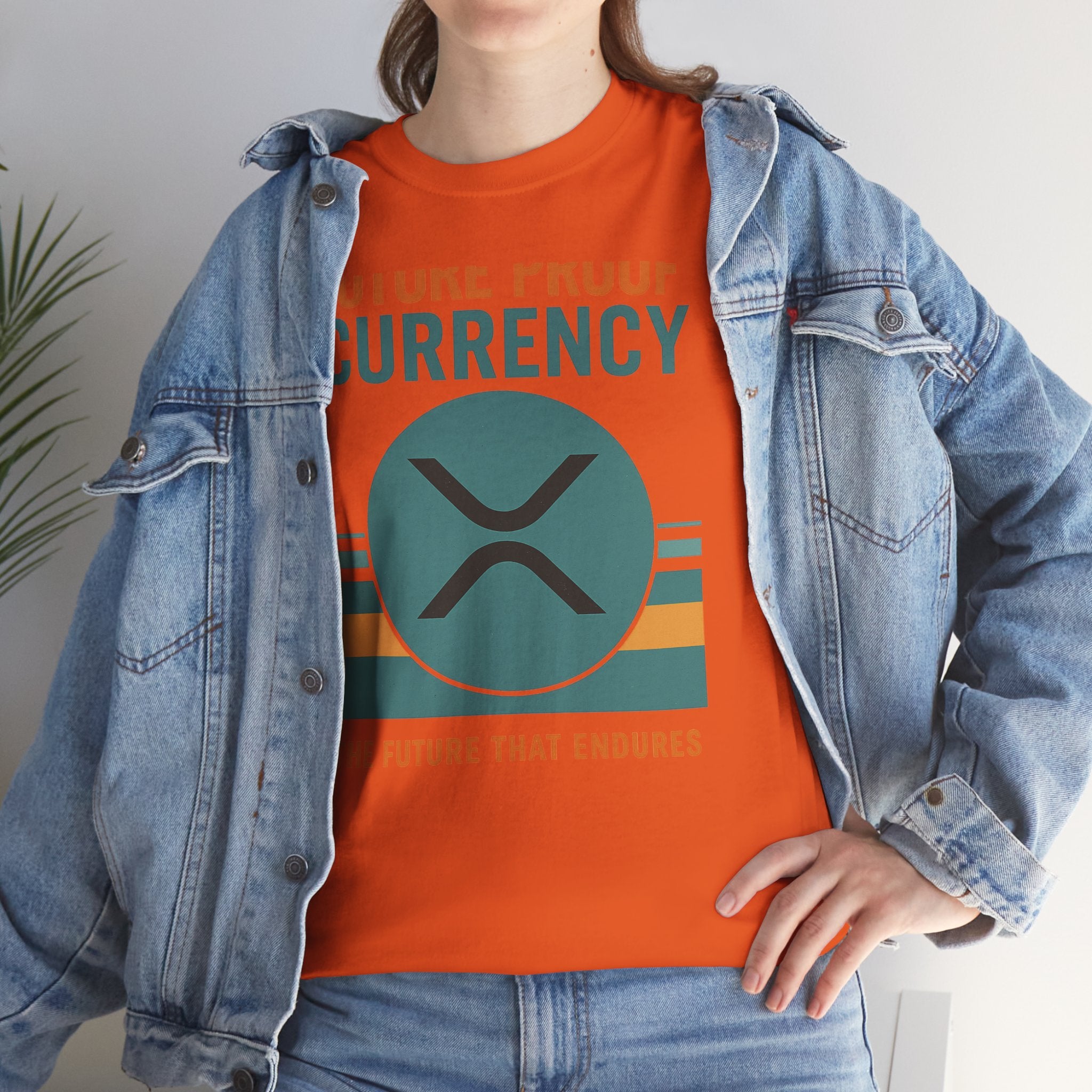 RIPPLE XRP 'Future Proof Currency' Graphic Tee — Crypto Retro Logo Shirt