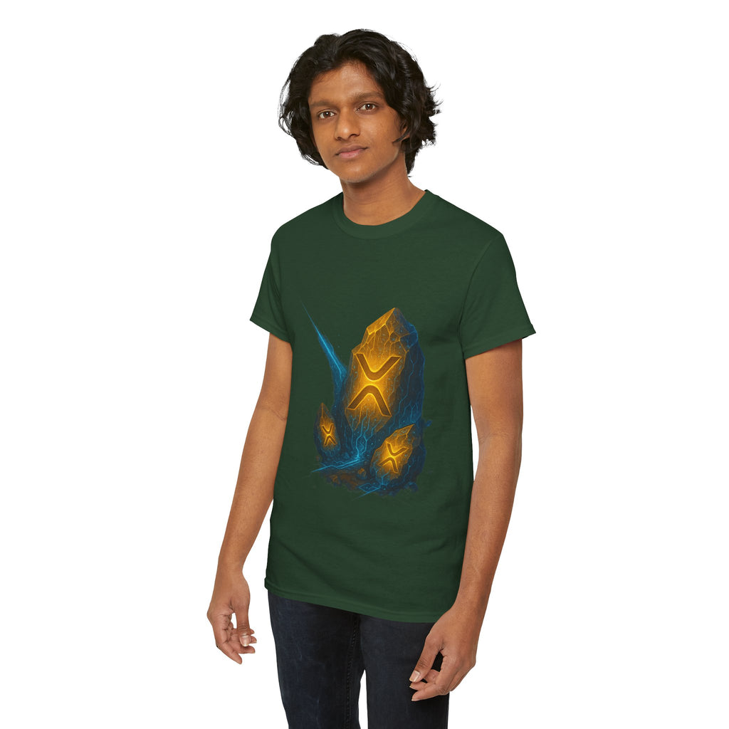 Rune Stone Graphic Tee — Glowing Mystic Rock T-Shirt