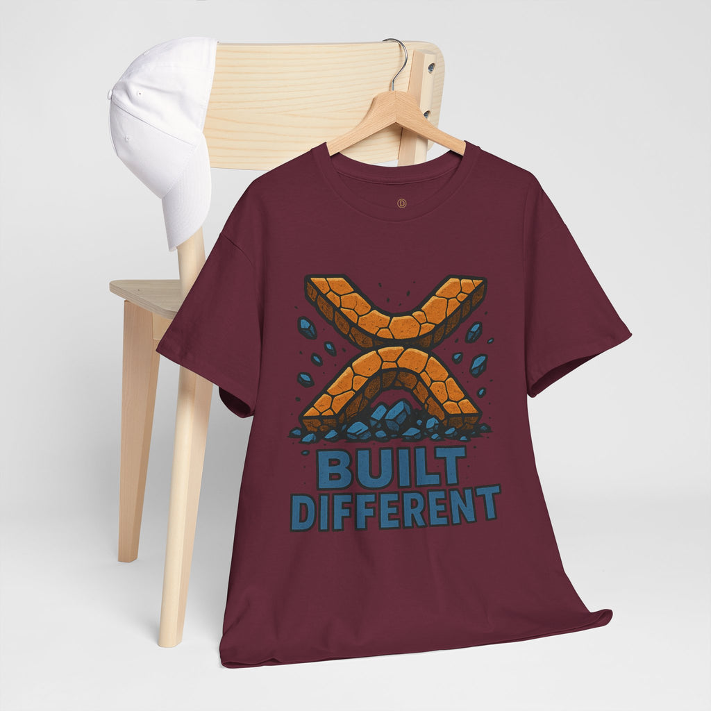 Built Different T-Shirt — Rugged Crypto X Design Tee