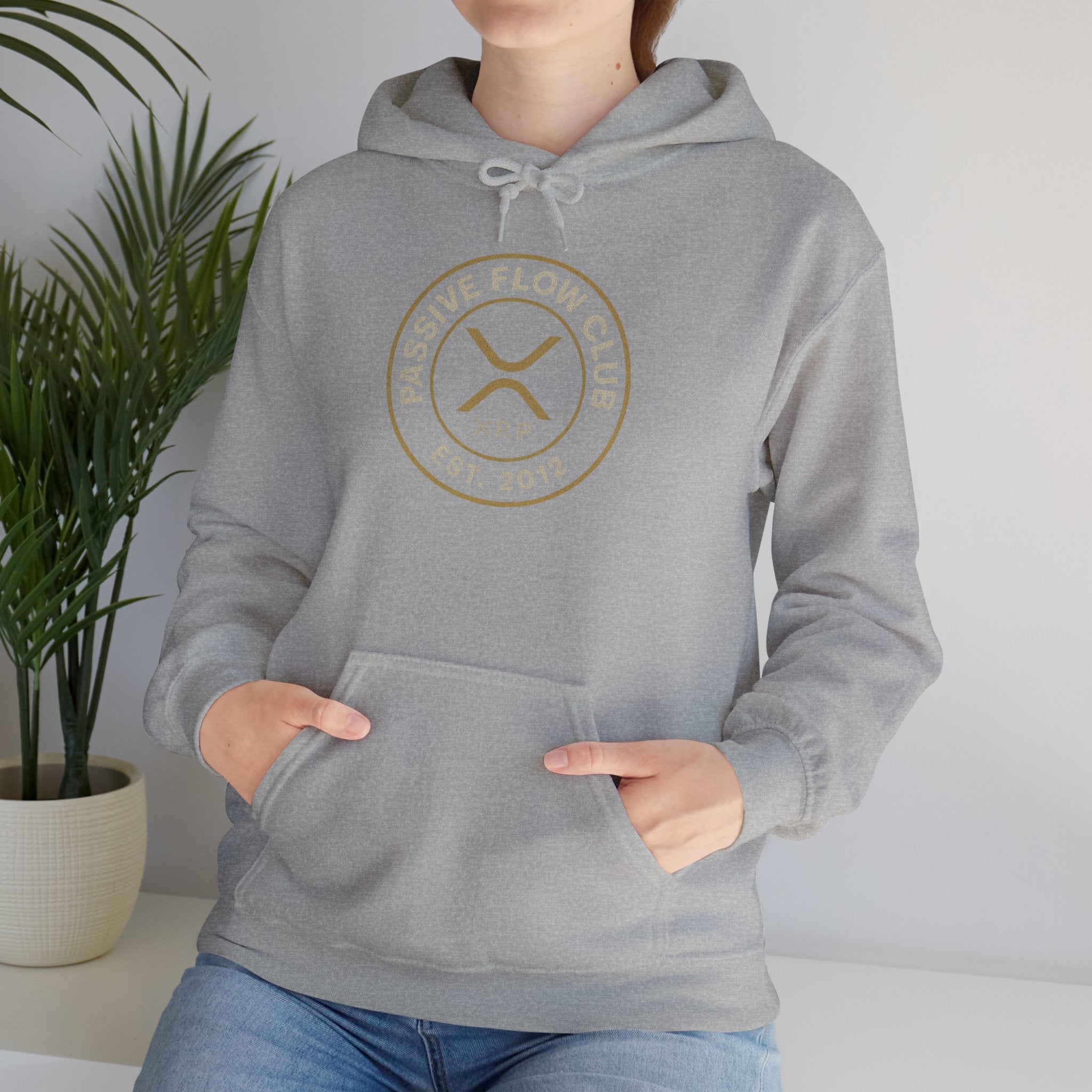 Hoodie — Passive Flow Club Crest Hooded Sweatshirt