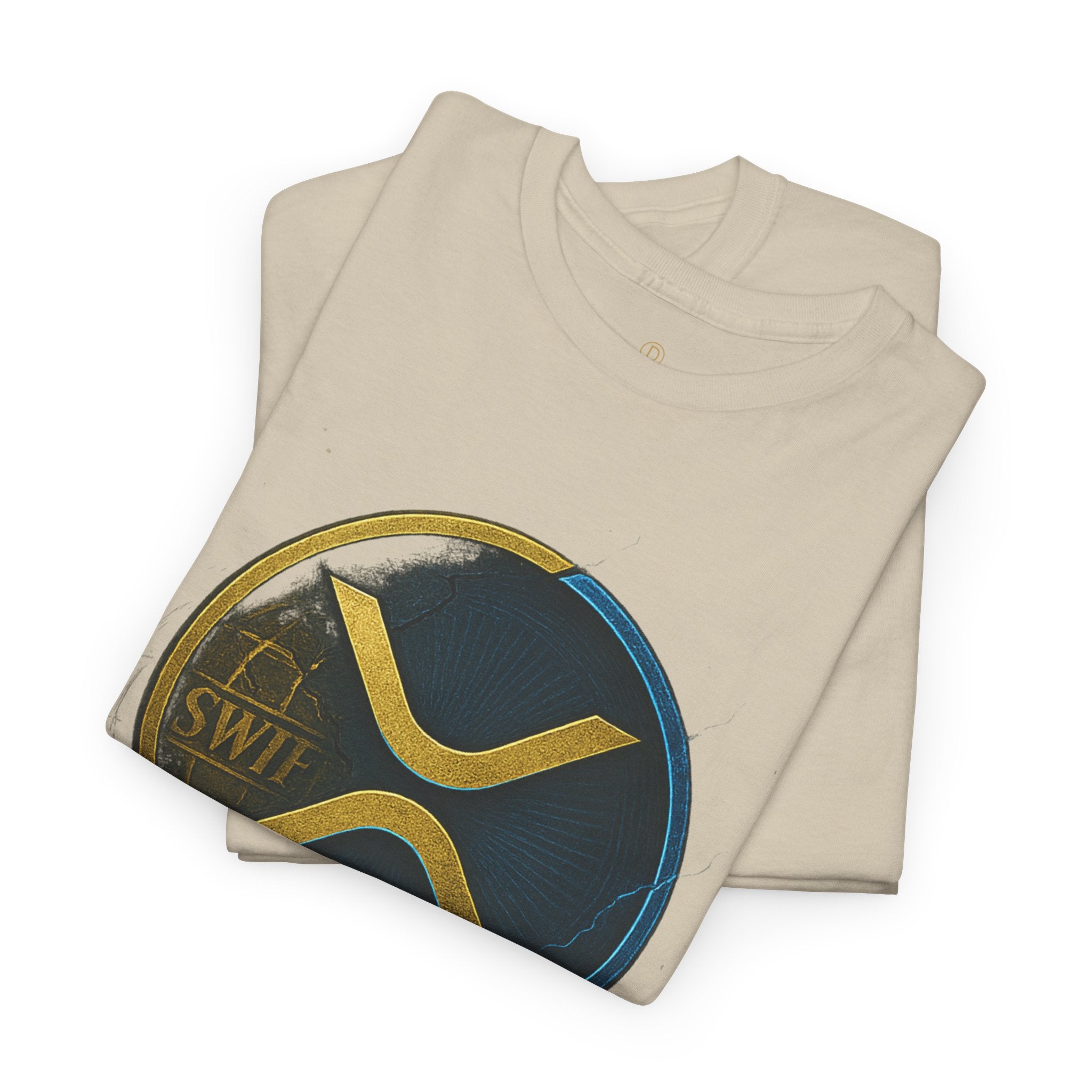XRP 'Replaces Swift' Cotton Tee — Crypto Ripple Logo T-Shirt