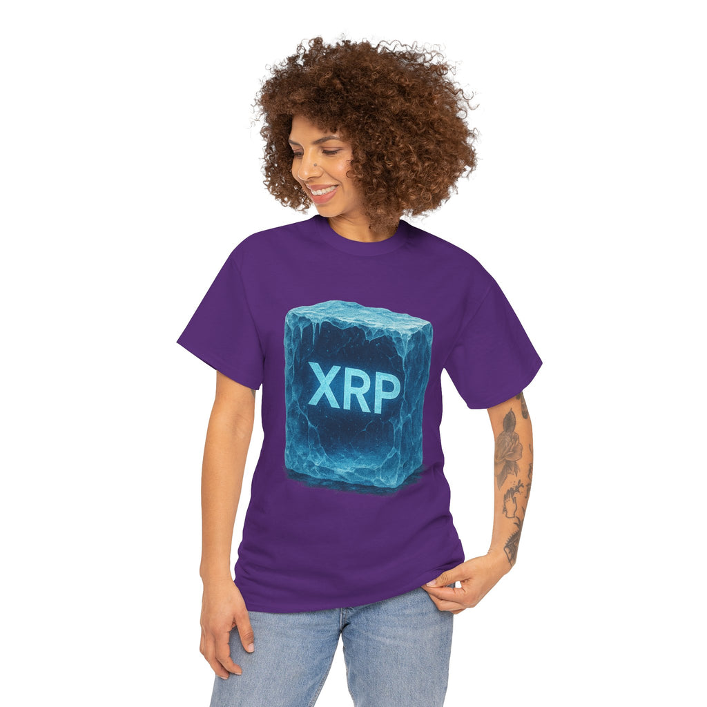 XRP Ice Block Tee — Crypto Ripple Logo T-Shirt