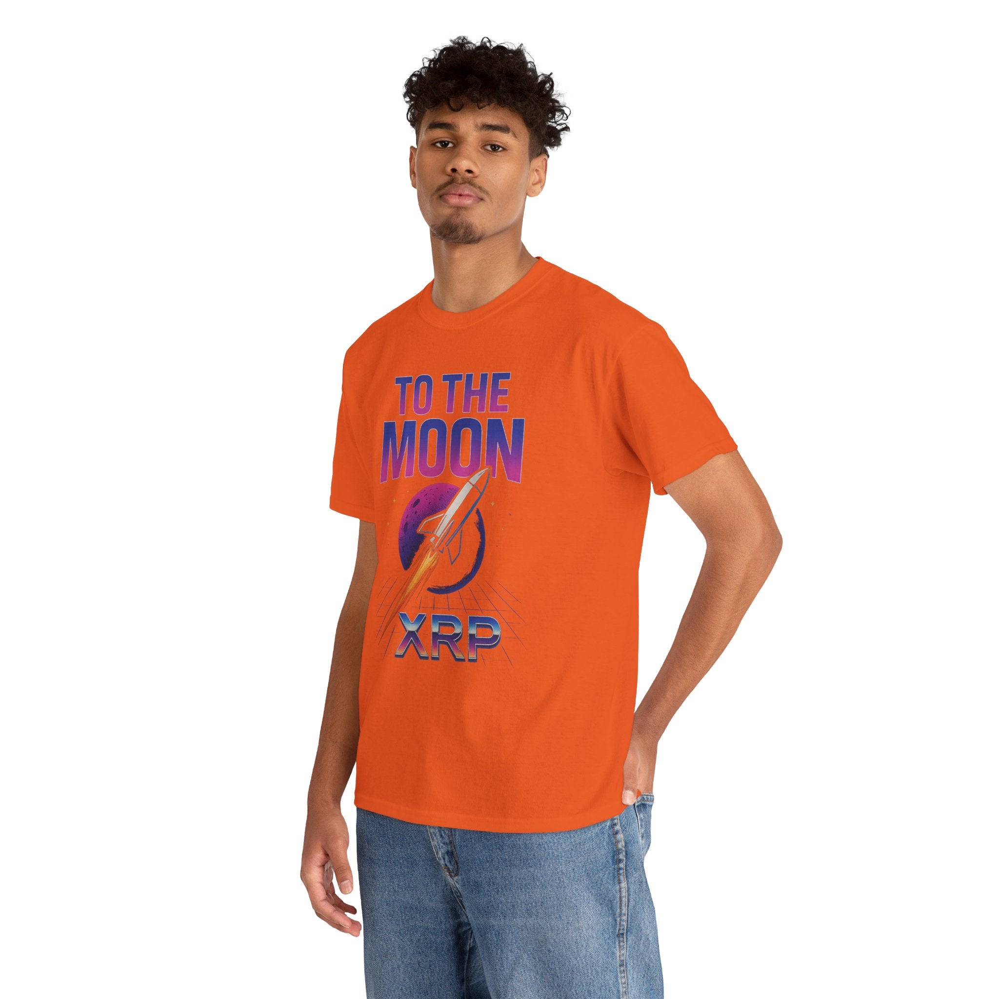 XRP 'To The Moon' T-Shirt — Crypto Investor Rocket Tee