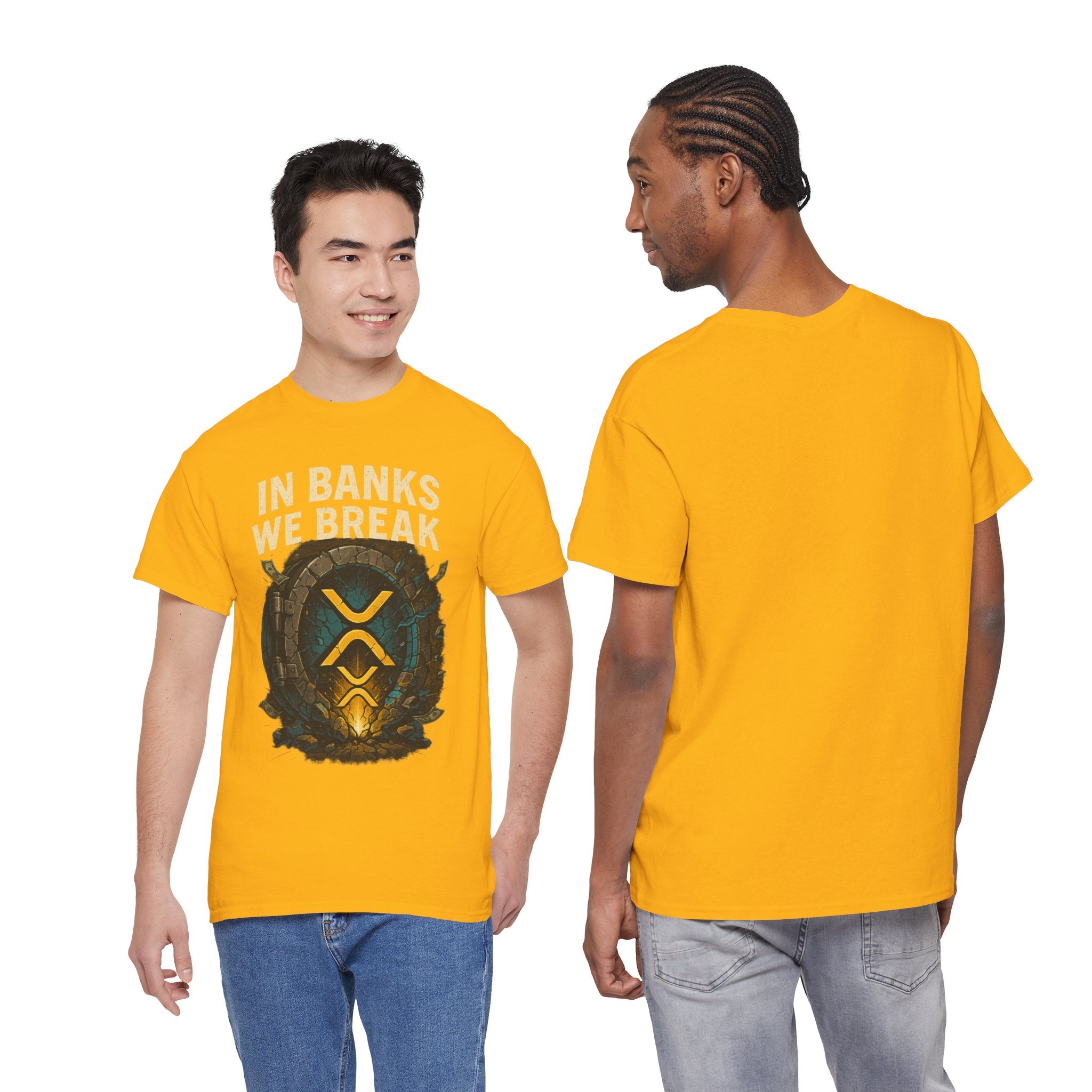 In Banks We Break XRP Crypto Graphic Tee