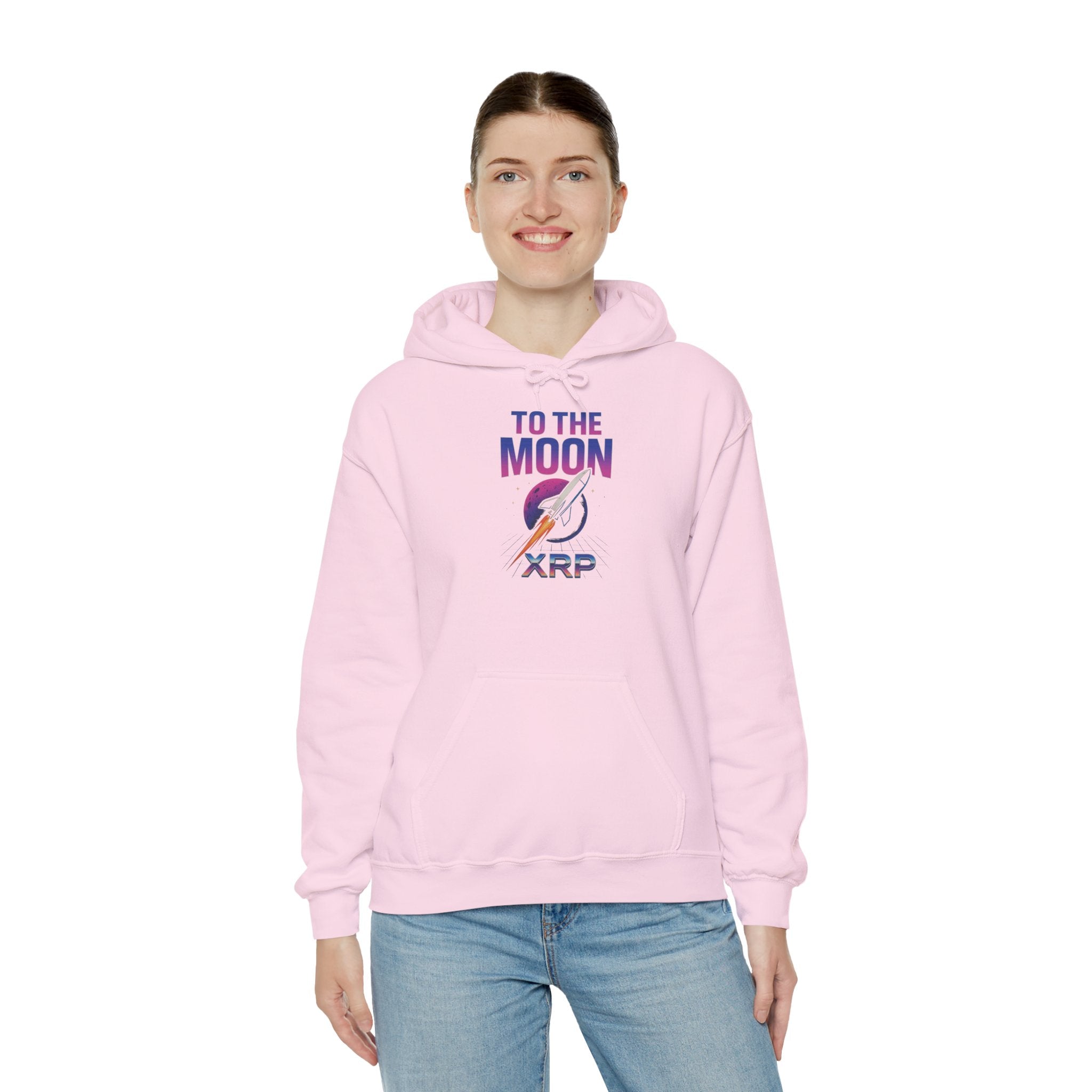 XRP To The Moon Hoodie – Crypto Investor Sweatshirt