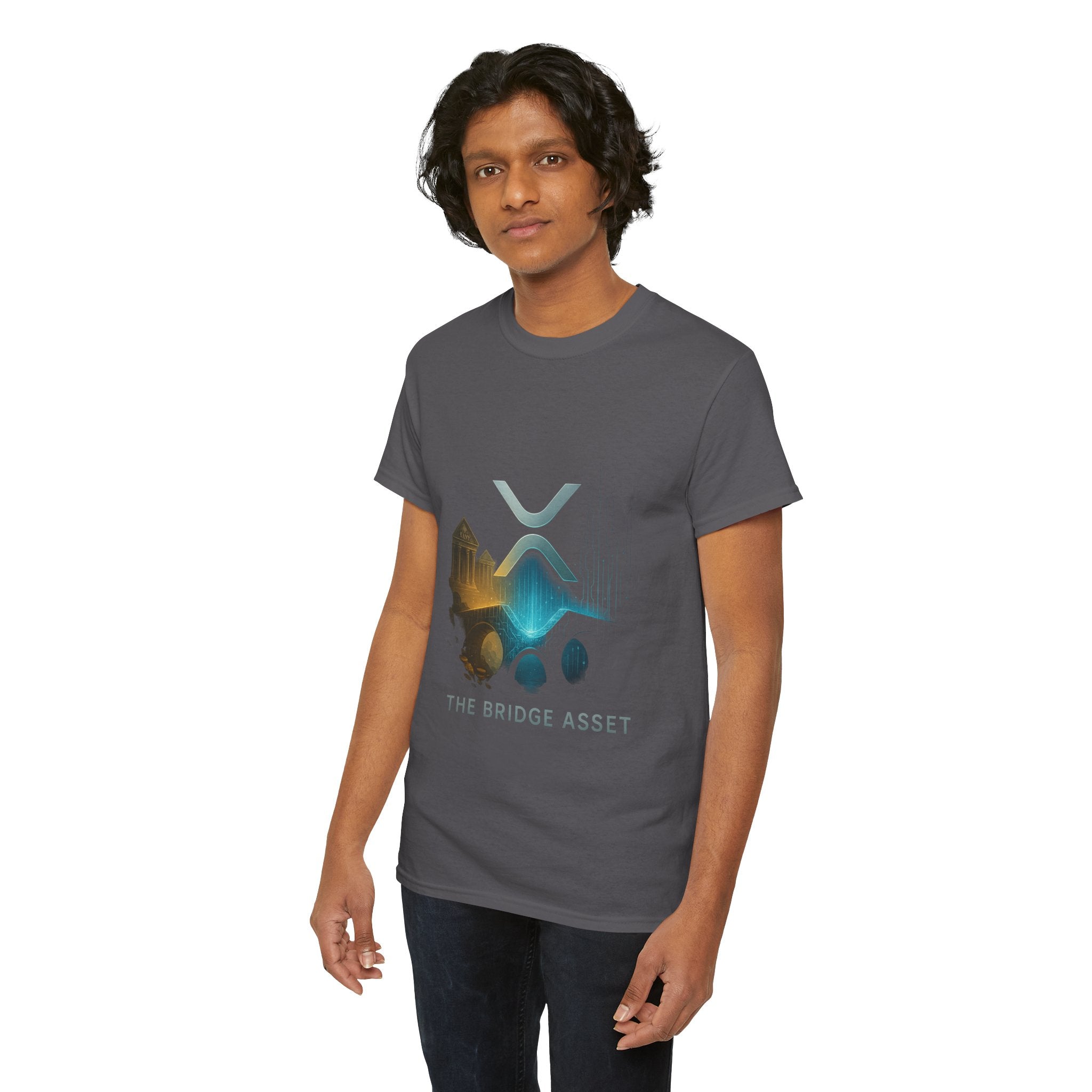Ripple XRP Crypto Tee — 'The Bridge Asset' Logo T-Shirt