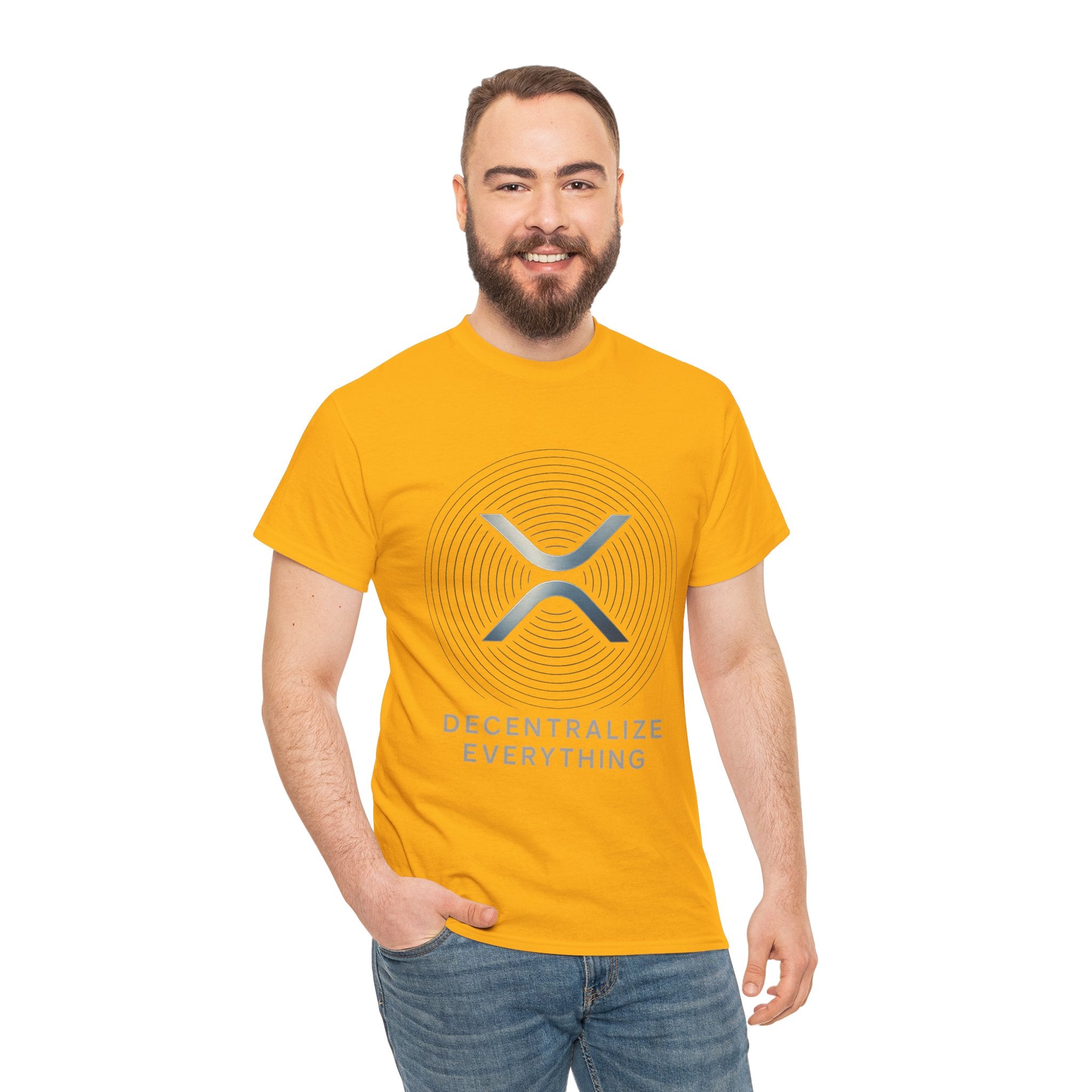 XRP 'Decentralize Everything' Tee - Crypto Logo T-Shirt