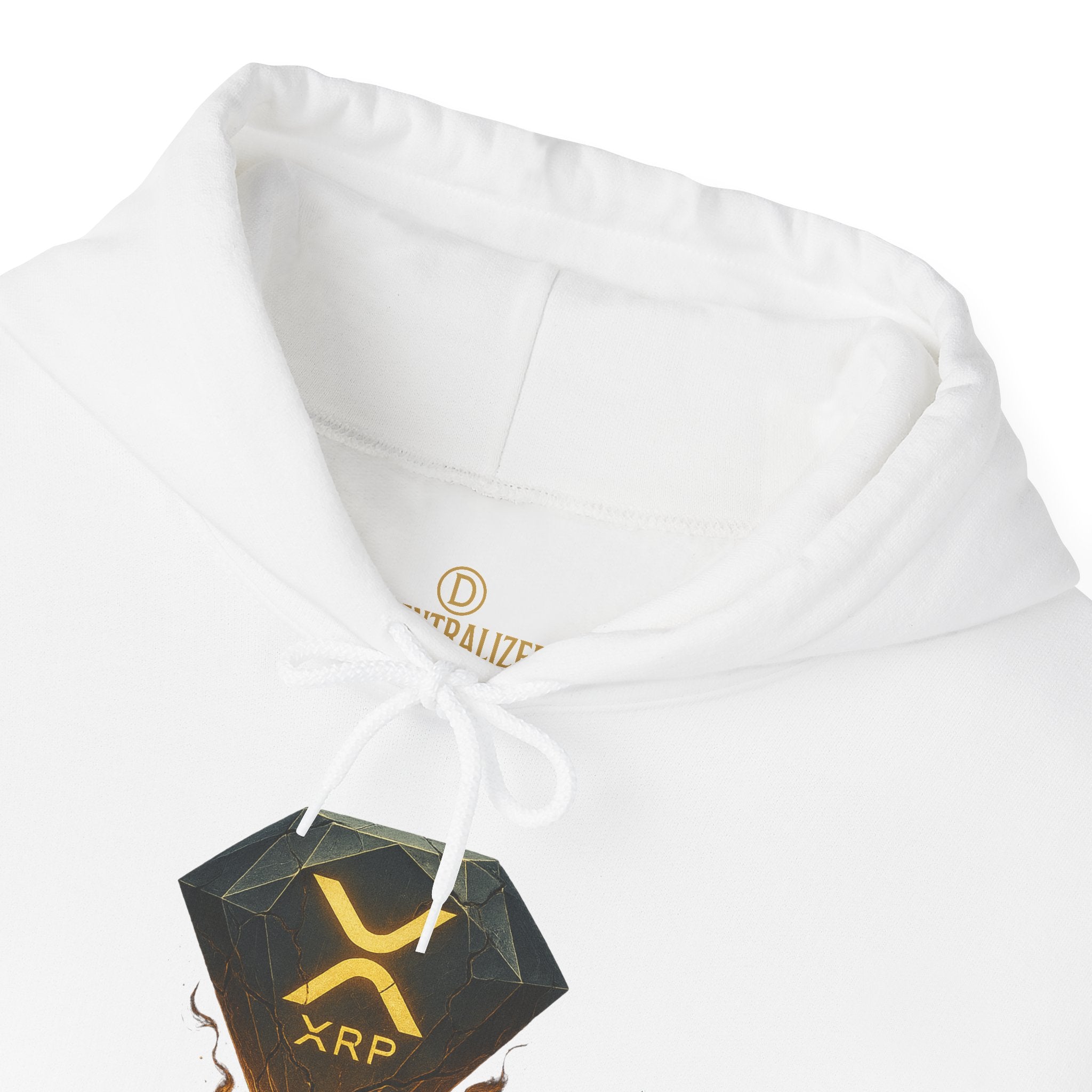 XRP Crypto Hoodie — "Pressure Built The Standard" Logo Pullover