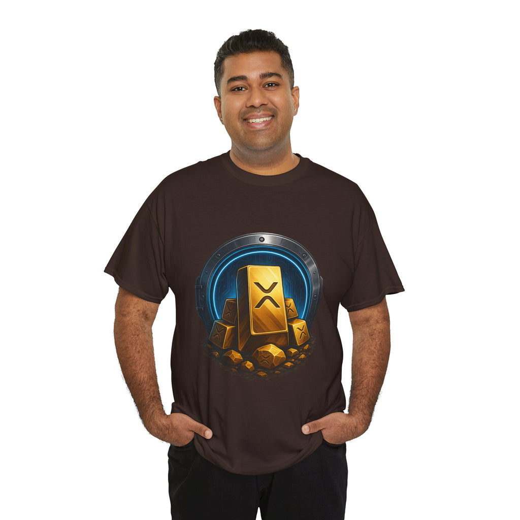 Crypto Gold Bars T-Shirt — Ripple (XRP) Stack Graphic Tee